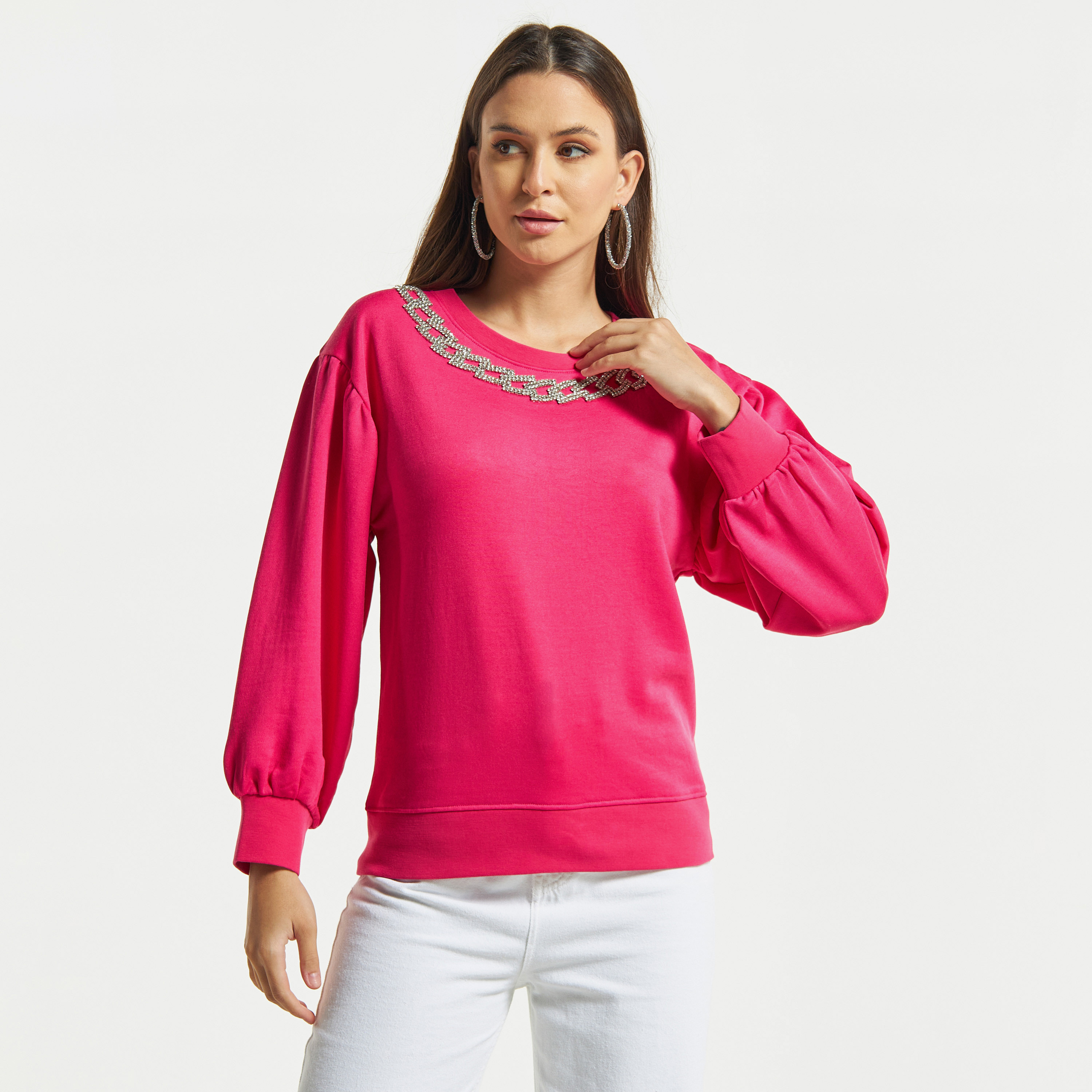 Women's on sale embellished sweatshirts