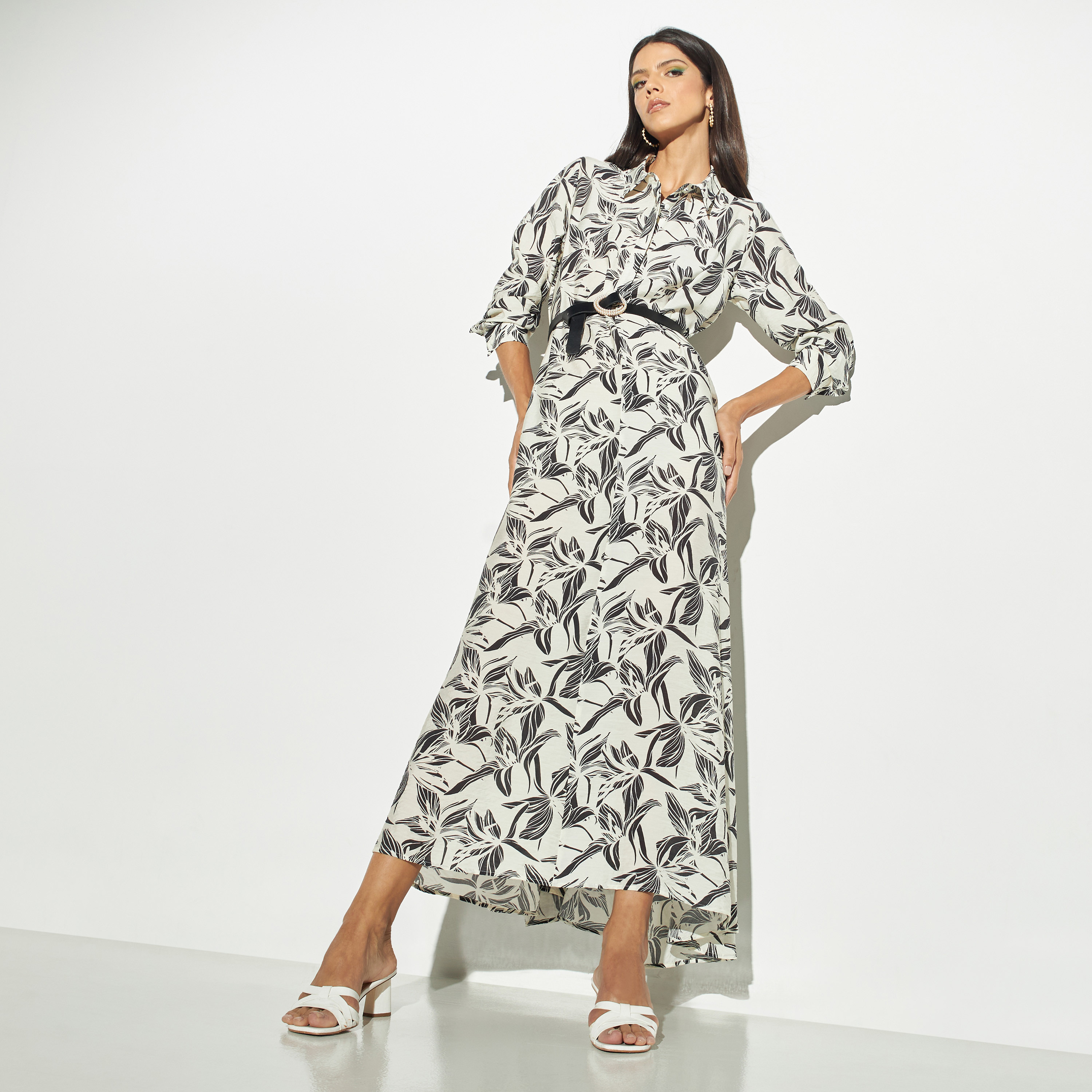 Trapeze hotsell dress maxi