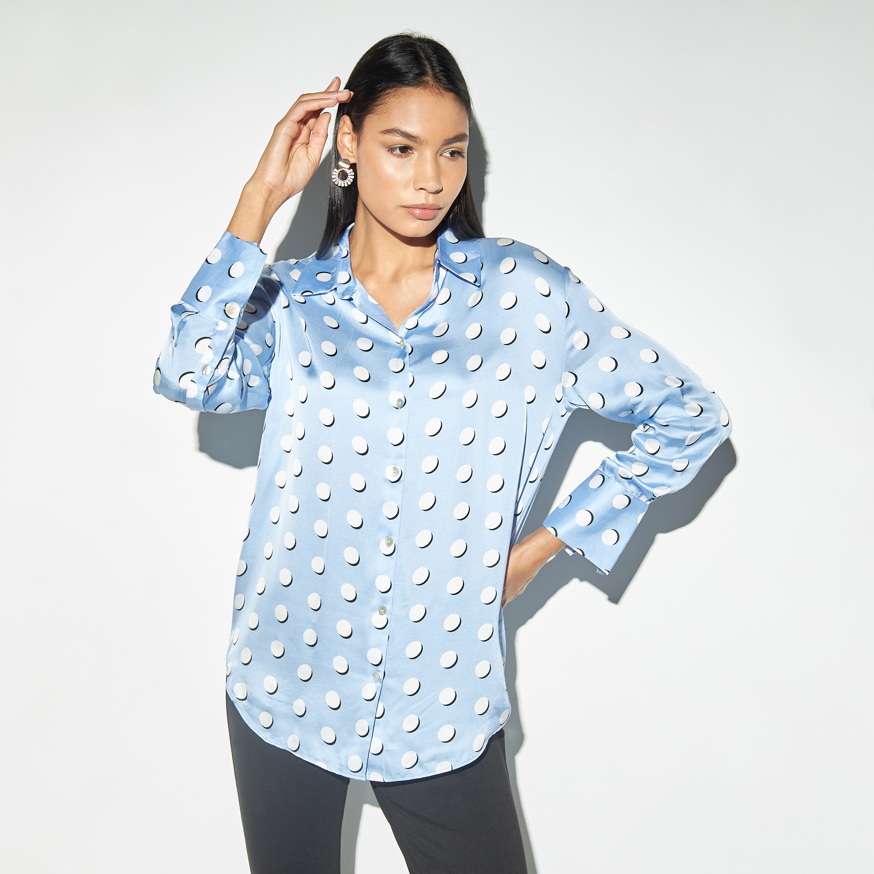 Oversized dress shirt clearance womens