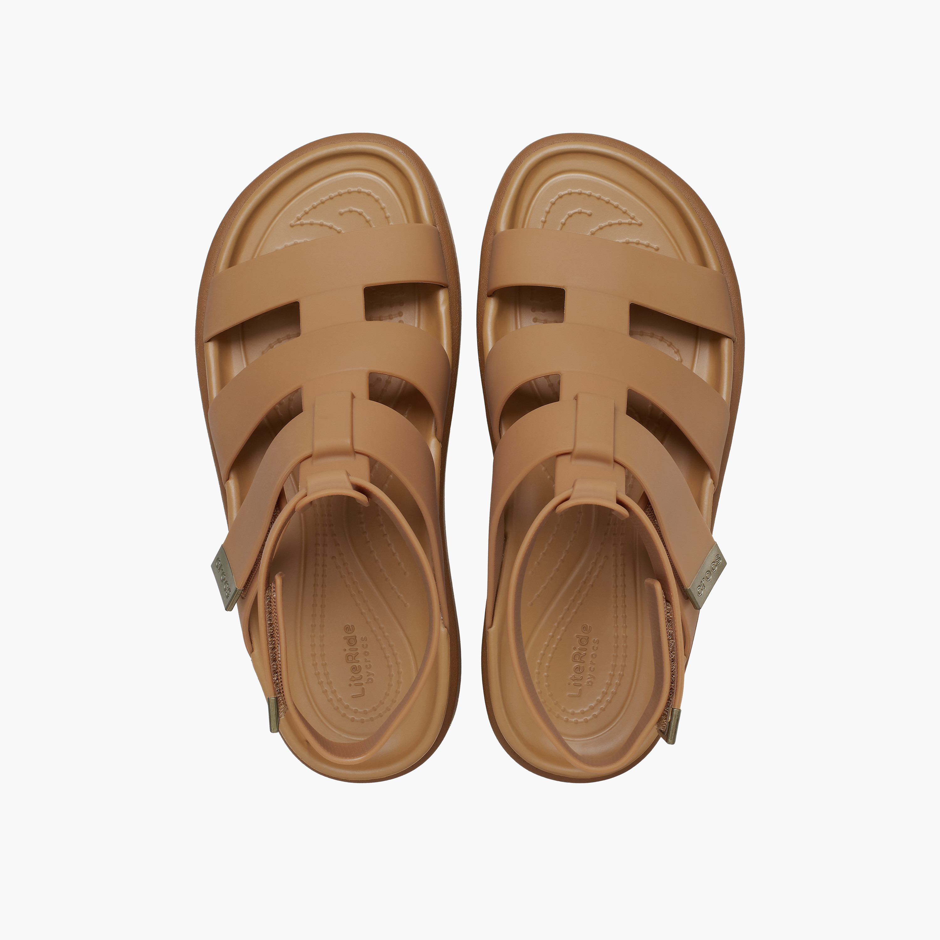 Shop Crocs Women's Buckle Brooklyn Luxe Gladiator Sandals