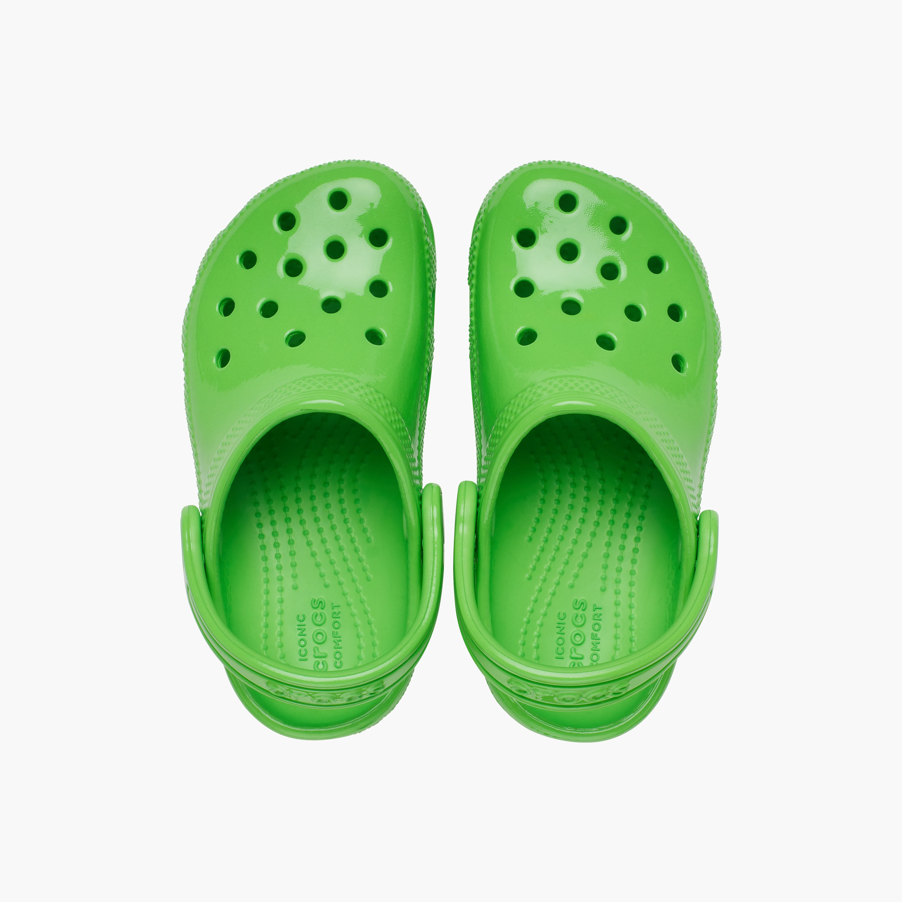 قباقيب كروكس للأطفال ذو سليب أون هايلايتر نيون كلاسيكية | 209570-3WA-boys-shoes-sandals-image-2
