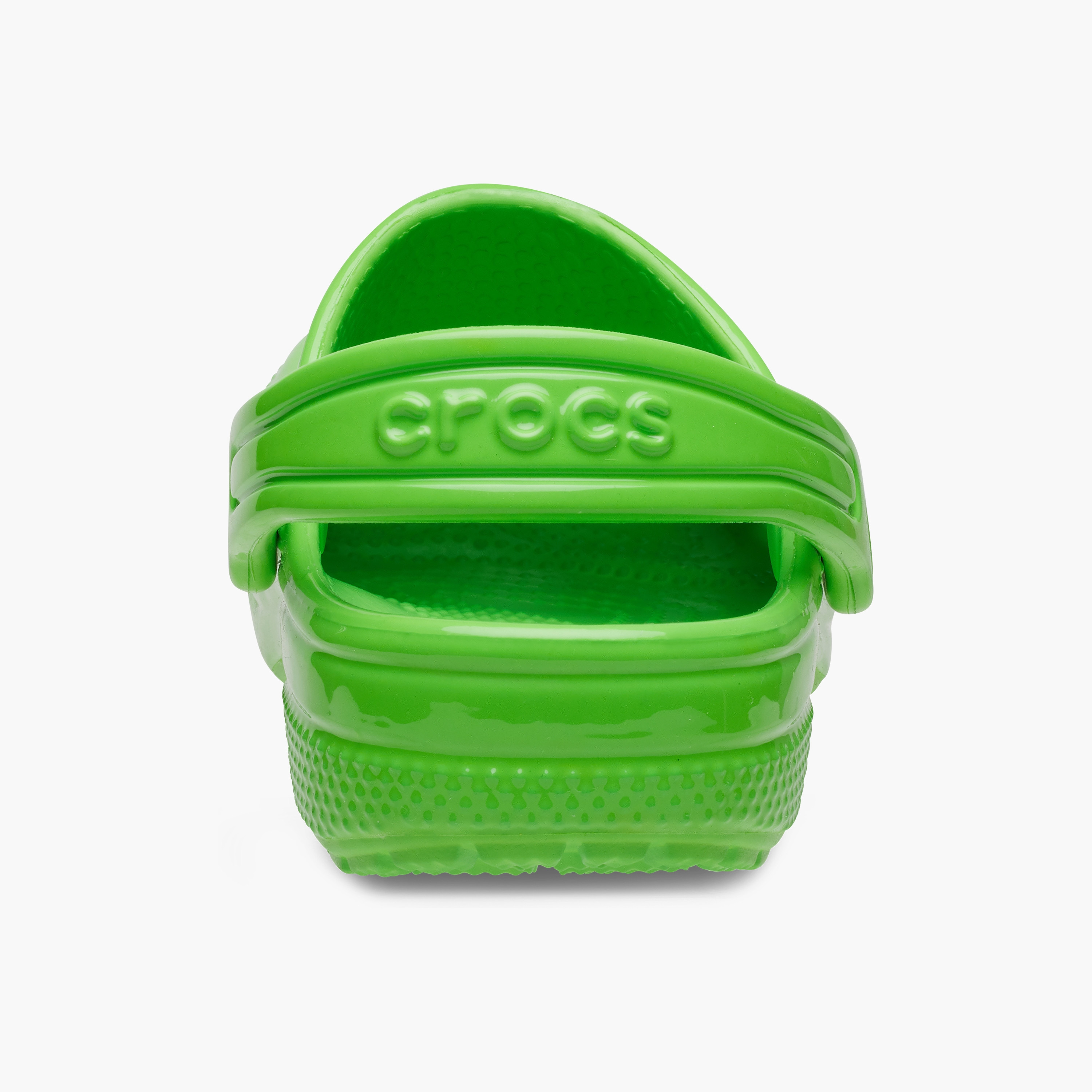 Crocs Kids Slip On Classic Neon Highlighter Clogs | 209570-3WA-boys-shoes-sandals-image-4