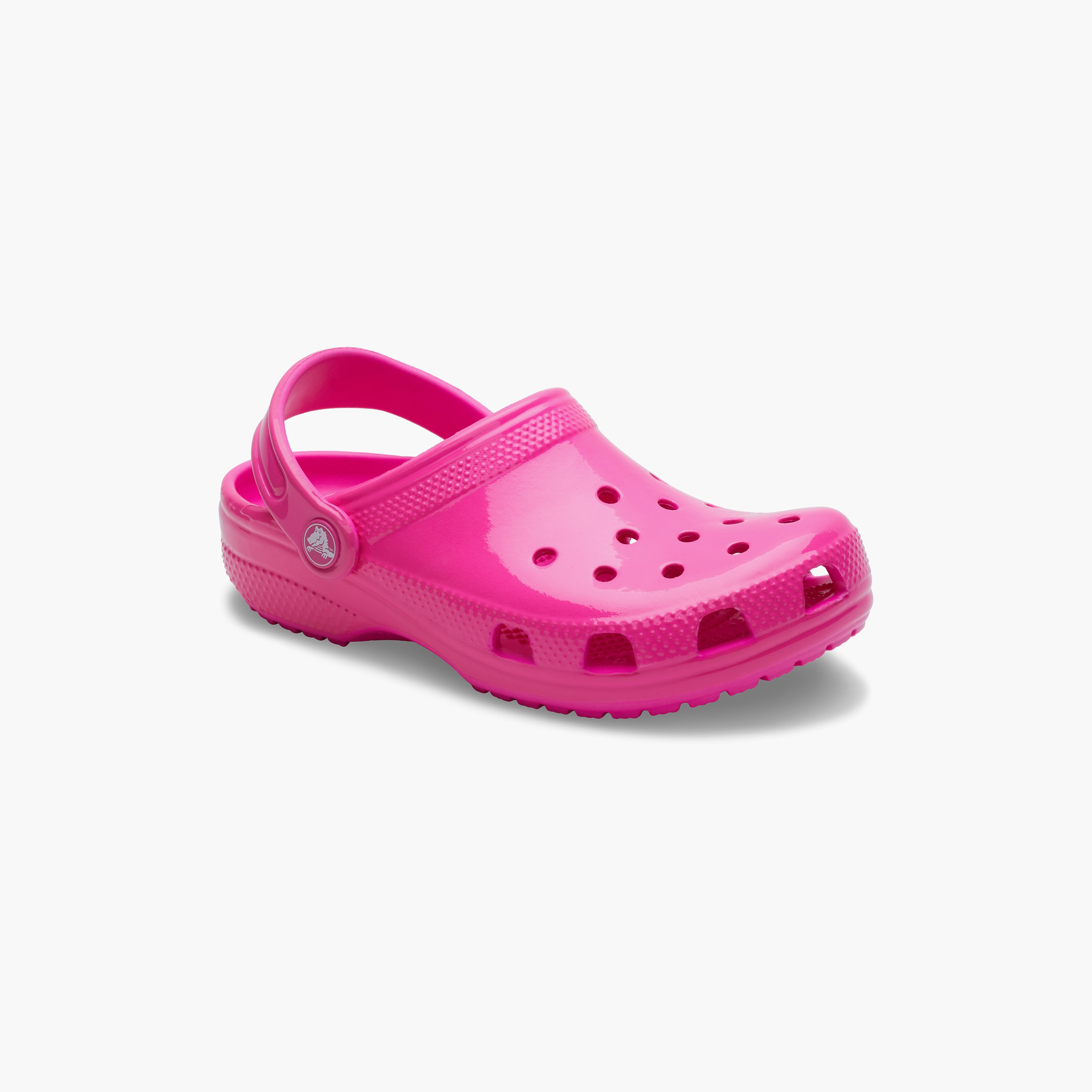 Crocs Girls Slip On Classic Neon Highlighter Clogs | 209570-6TW-girls-shoes-sandals-image-3