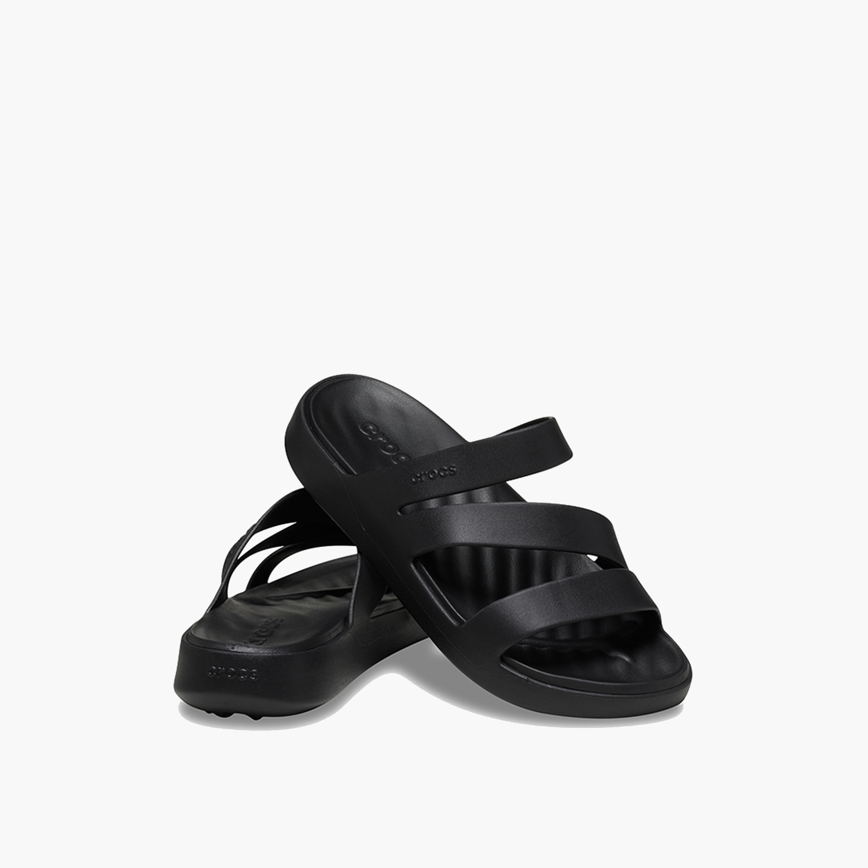 كروكس- صندل  جيتاواي سلايد بأشرطة للنساء | 209587-001-women-shoes-sandals-flats-image-1