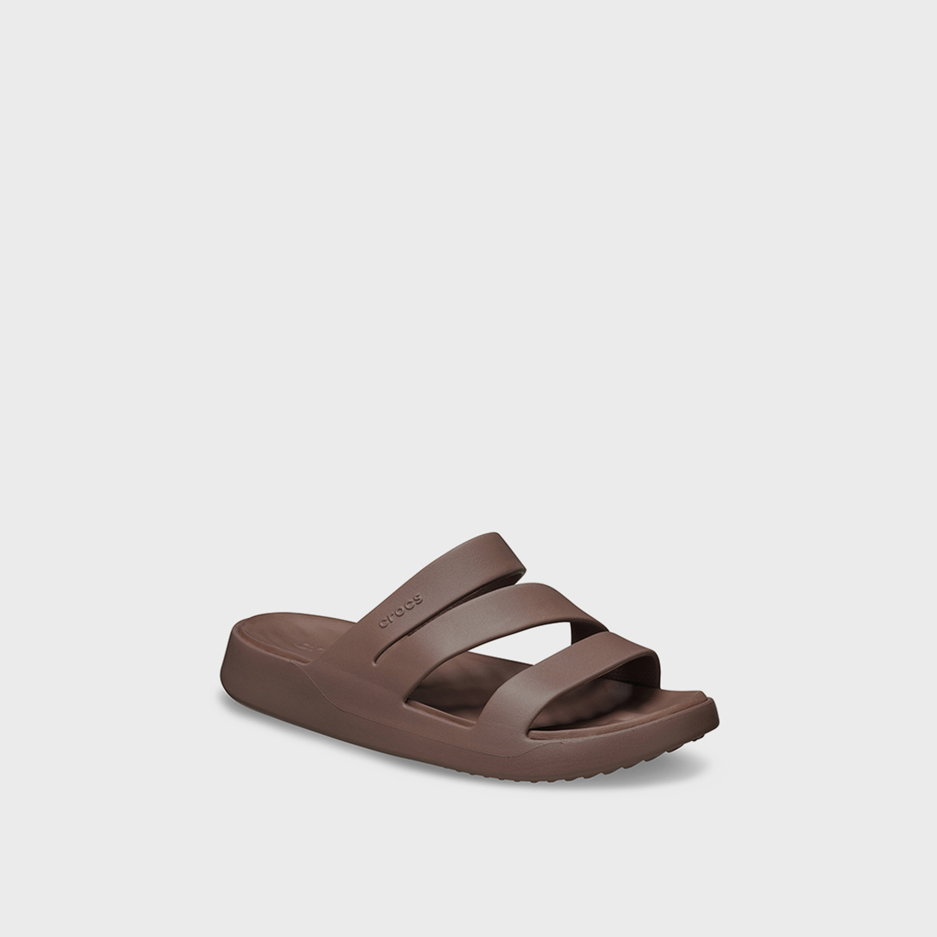 Crocs Women's Slip On Getaway Strappy Slide Sandals | 209587-0LF-women-shoes-sandals-flats-image-3