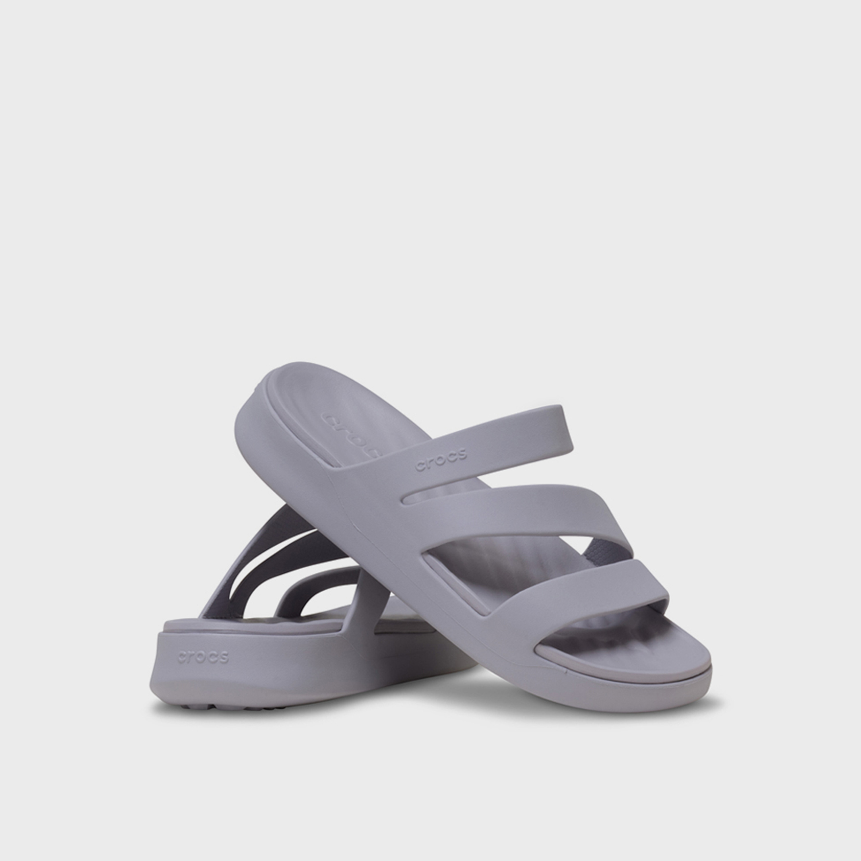كروكس - صندل نسائي سهل الارتداء بأشرطة مسطح | 209587-5PS-women-shoes-sandals-flats-image-1