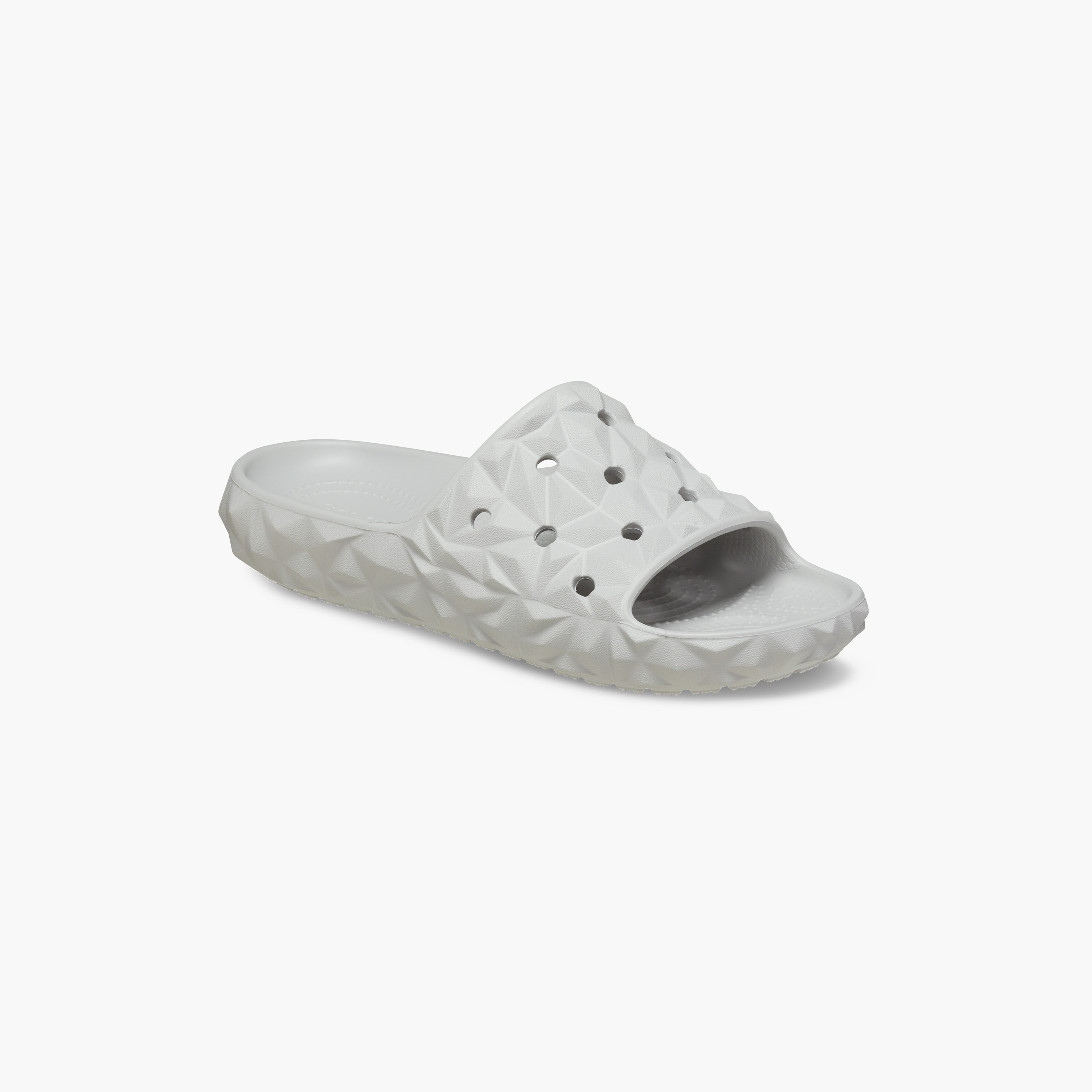 شبشب كروكس للجنسين ذو سليب أون بتصميم كلاسيكي II هندسي | 209608-1FT-women-shoes-sandals-flats-image-3