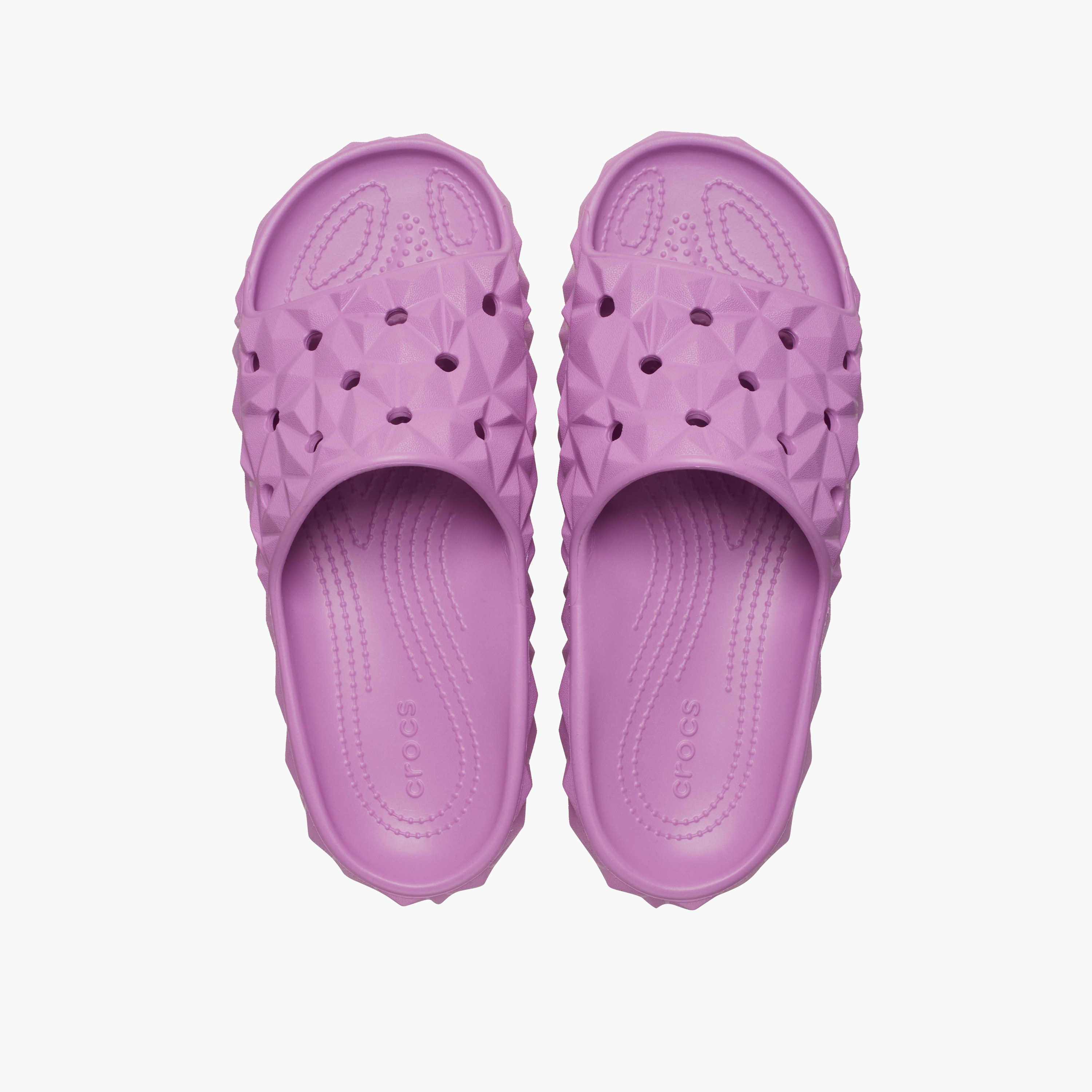 شبشب كروكس نسائي سهل الارتداء بتصميم هندسي كلاسيكي v2 | 209608-6WQ-women-shoes-sandals-flats-image-2