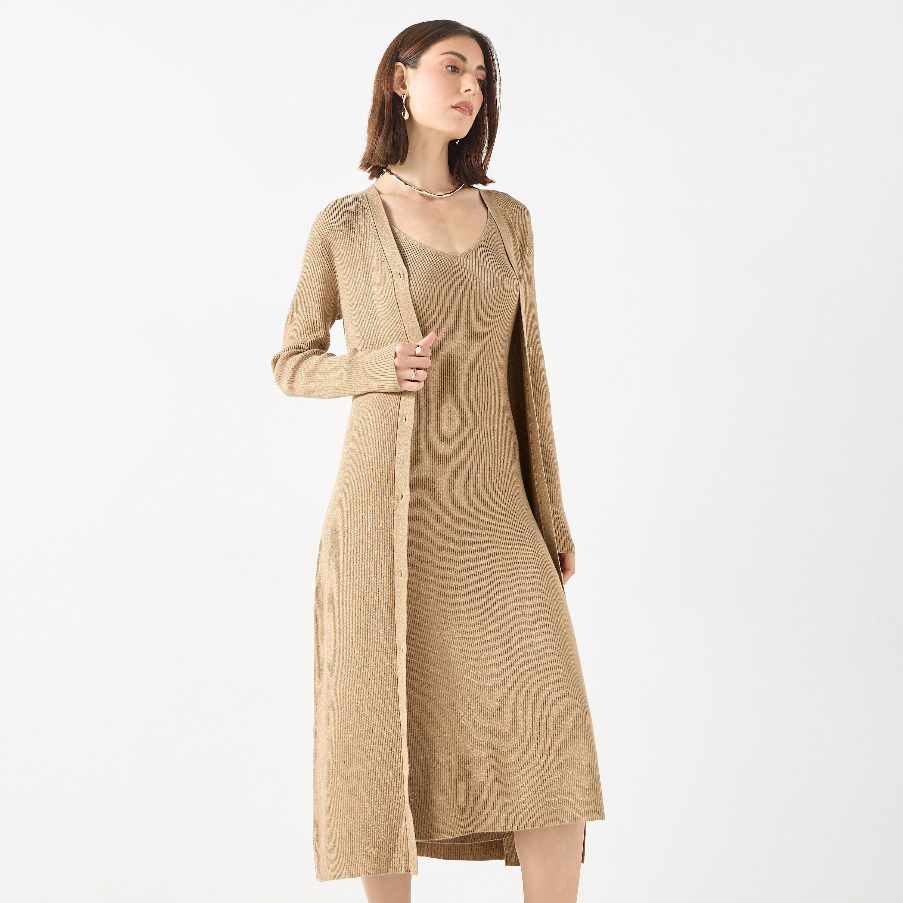 Longline cardigan outfit best sale