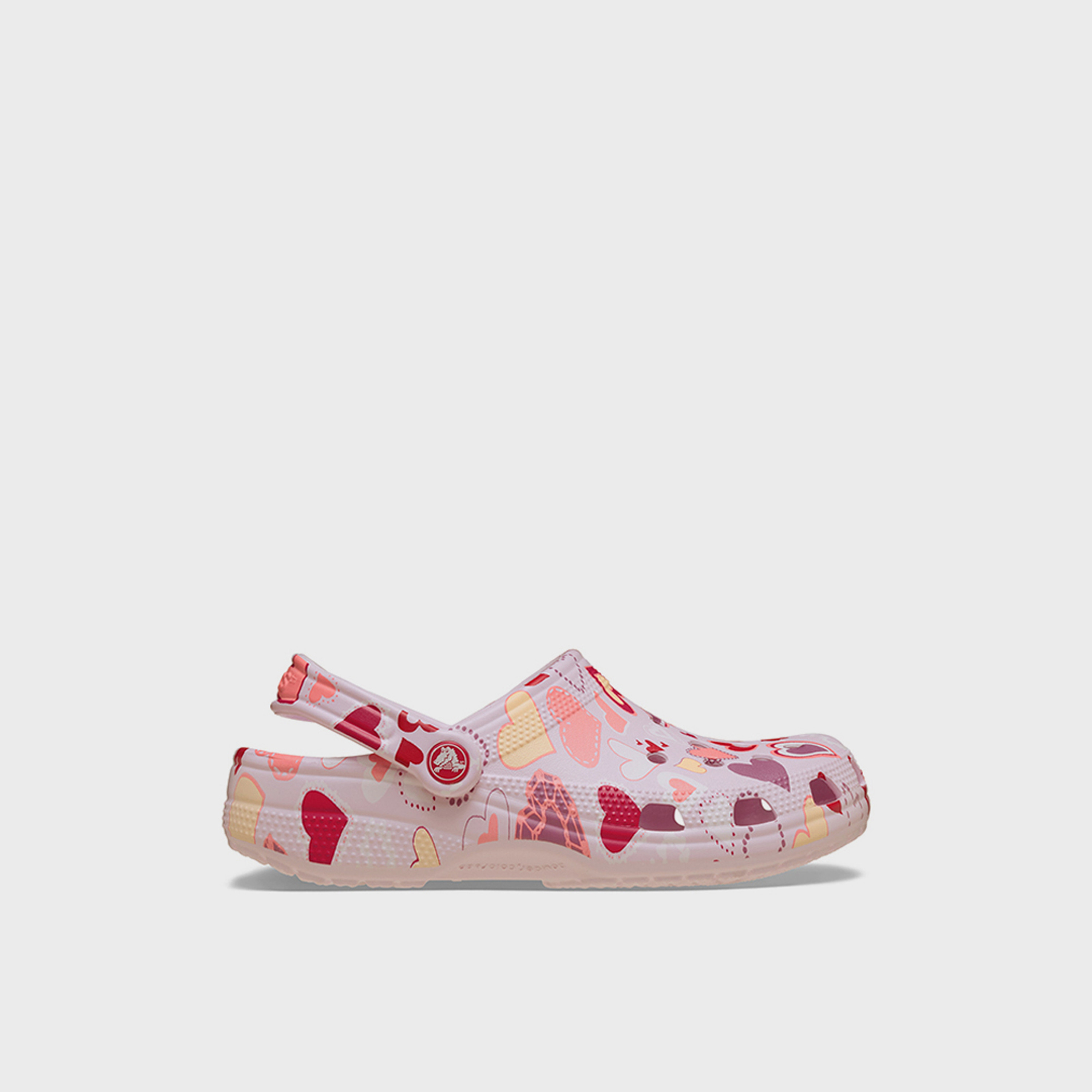 Crocs Women's Slip-On Classic Vday Chunky Heel Clogs | 209682-7CI-women-shoes-flipflopsandslides-image-4