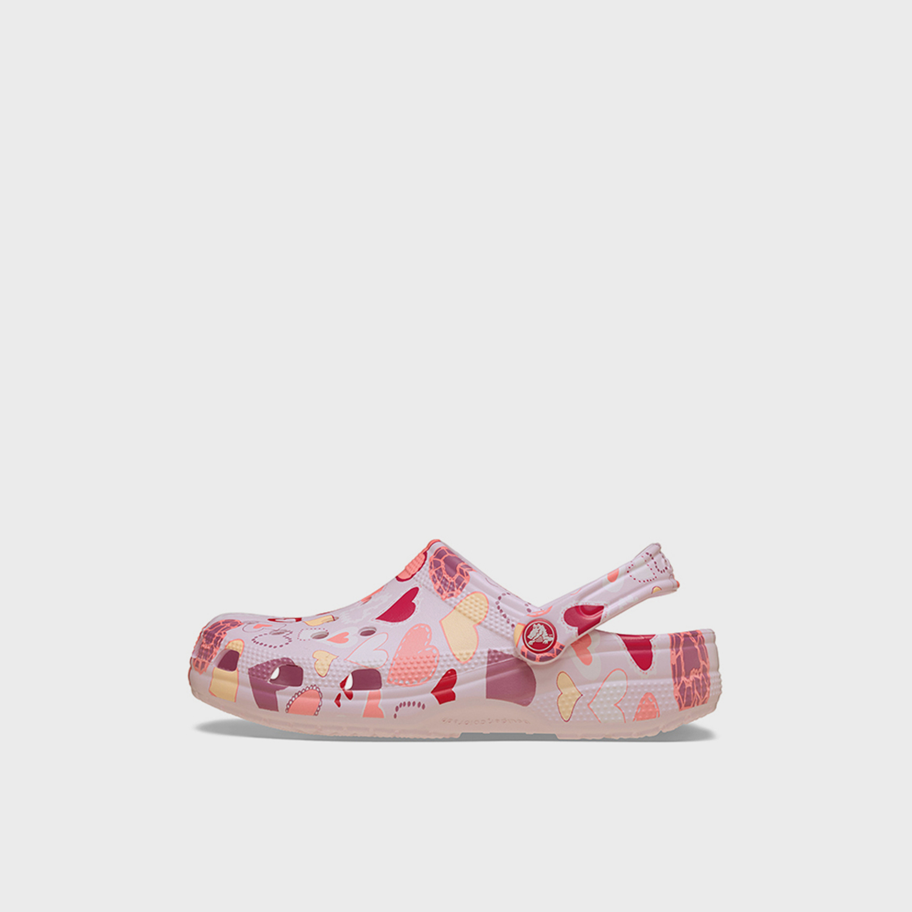 Crocs Women's Slip-On Classic Vday Chunky Heel Clogs | 209682-7CI-women-shoes-flipflopsandslides-image-5