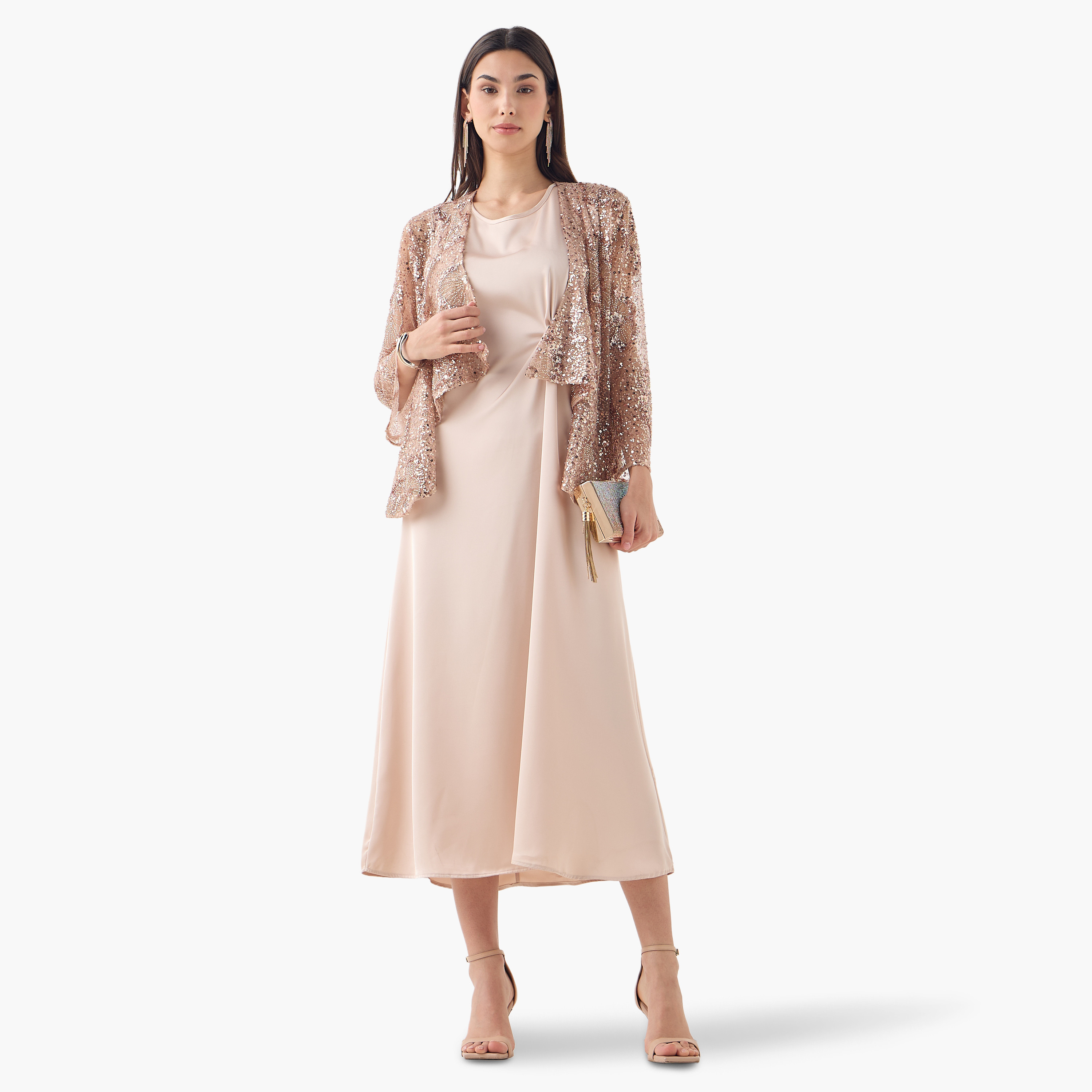 Iconic All-Over Embellished Open Front Shrug with Long Sleeves-women-clothing-shirtsandblouses-blouses-image-2