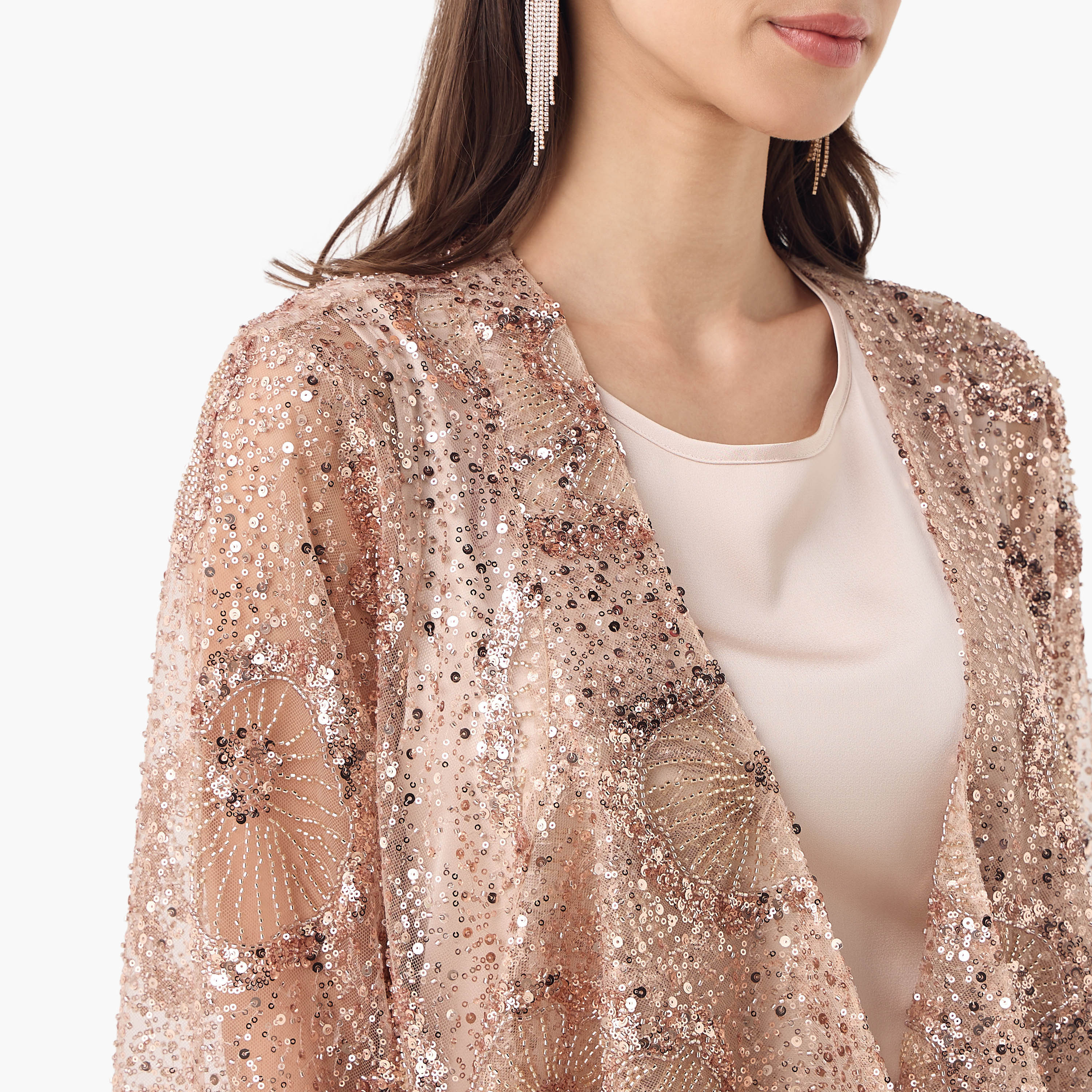 Iconic All-Over Embellished Open Front Shrug with Long Sleeves-women-clothing-shirtsandblouses-blouses-image-4