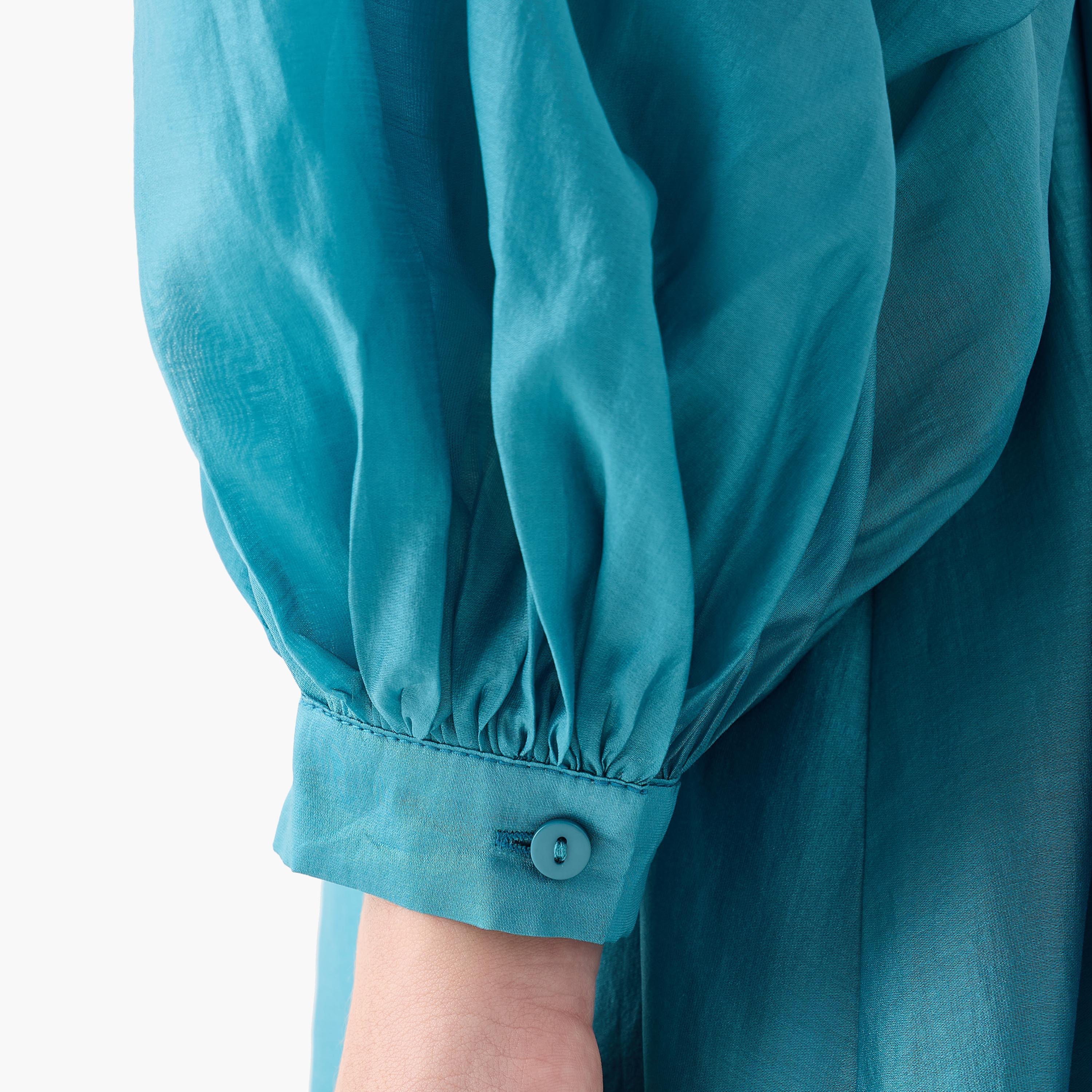 Iconic Volume Sleeves Dress with Tie-Ups-women-clothing-dresses-image-5