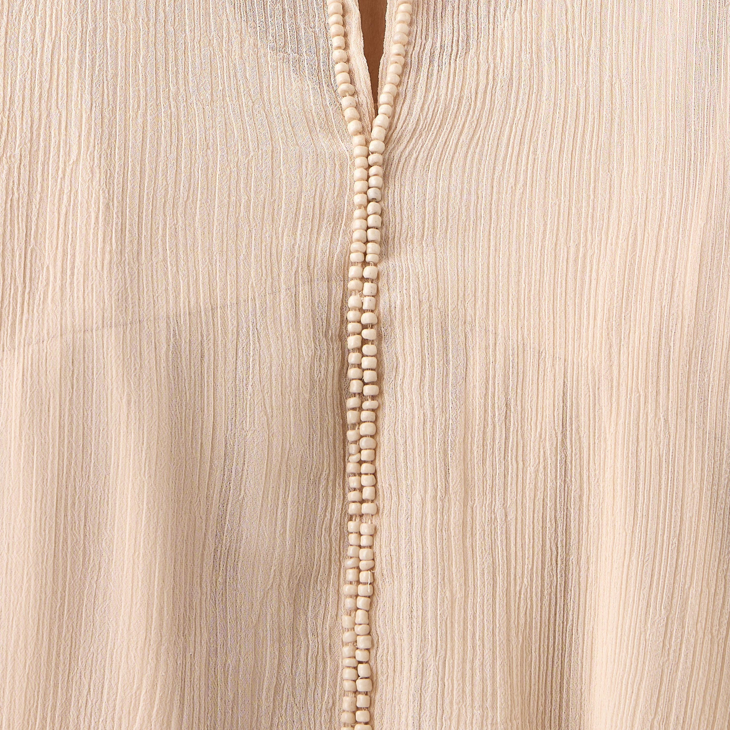 Iconic Embellished High Neck Midi Dress with Cape Sleeves and Ruffle Detail-women-clothing-dresses-image-5