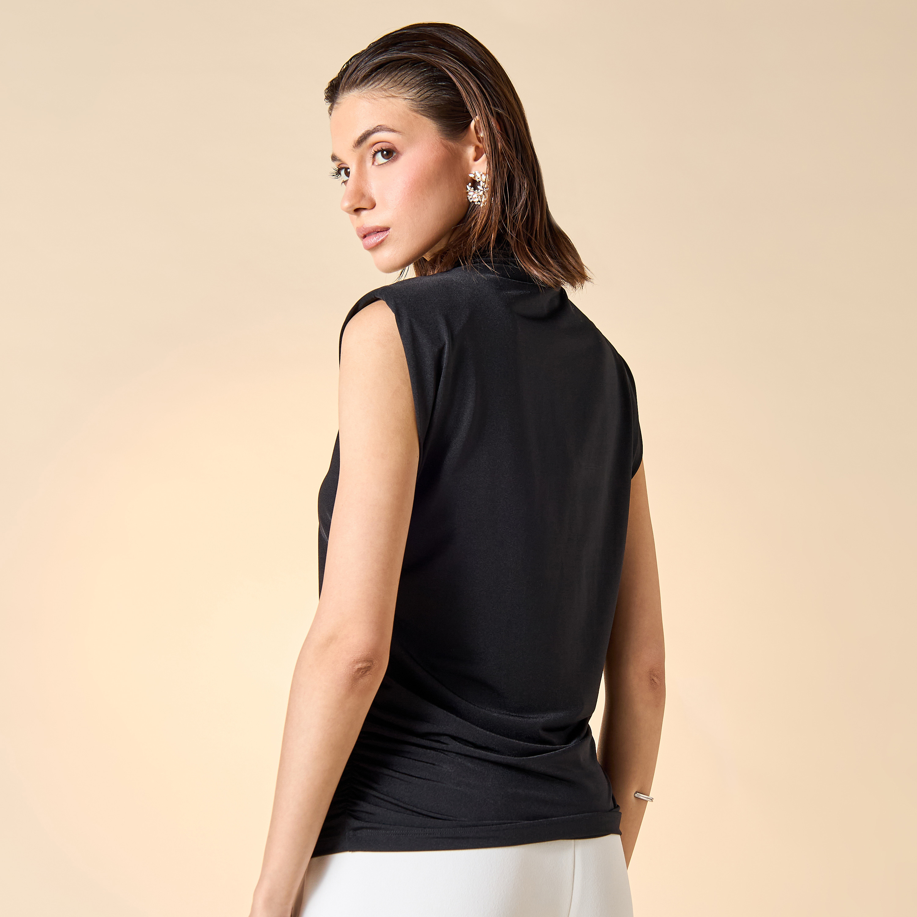 Iconic Relaxed Fit Sleeveless Top with Turtle Neck-women-clothing-shirtsandblouses-blouses-image-3