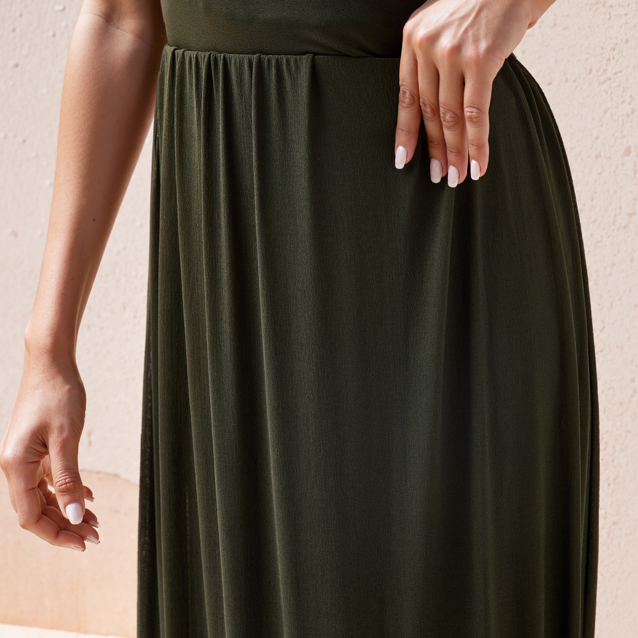 Iconic Balloon Hem Maxii Skirt with Elasticated Waistband-women-clothing-bottoms-skirts-image-4