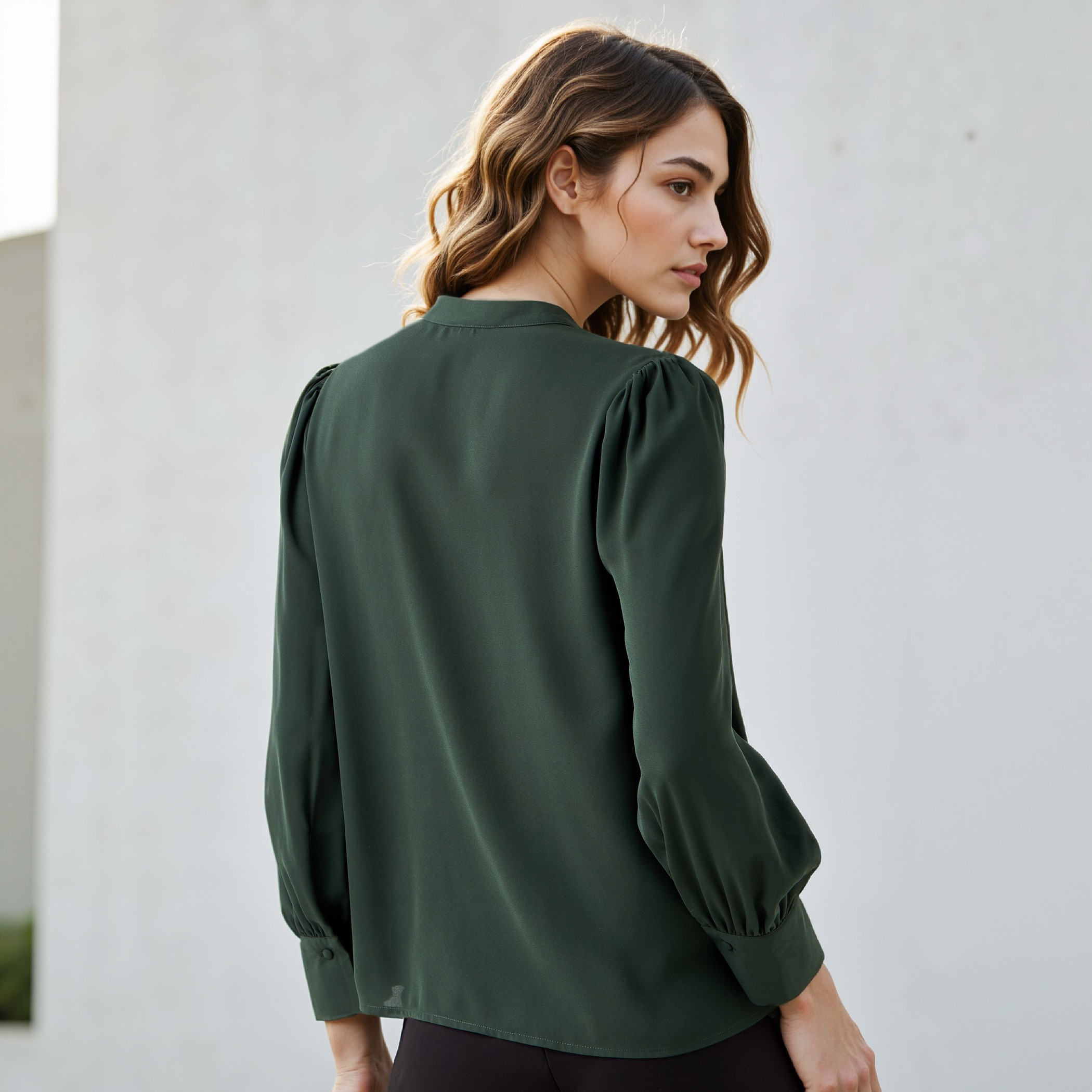 Embellished Top with Puff Sleeves-women-clothing-shirtsandblouses-blouses-image-3