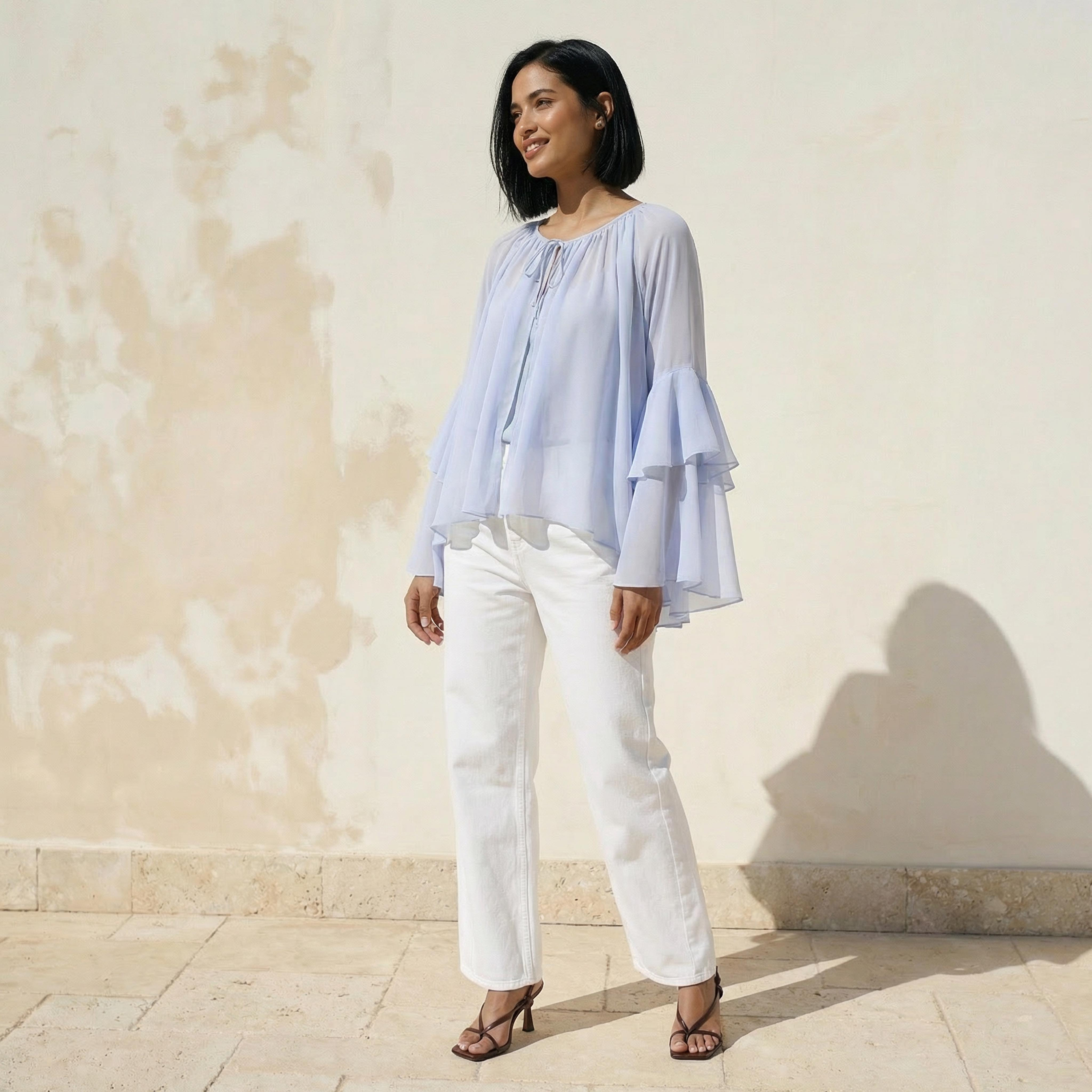 Iconic Ruffle Cape Kimono Top with Tie-Up Detail-women-clothing-shirtsandblouses-blouses-image-3