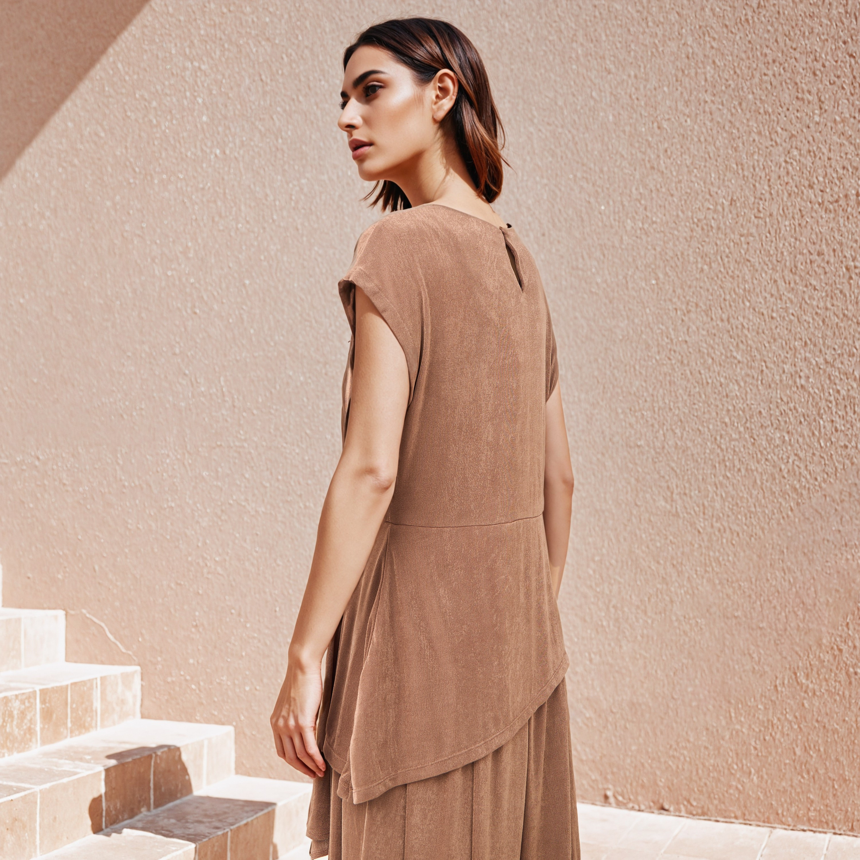 Iconic Draped Top with Clasp Accent-women-clothing-shirtsandblouses-blouses-image-3