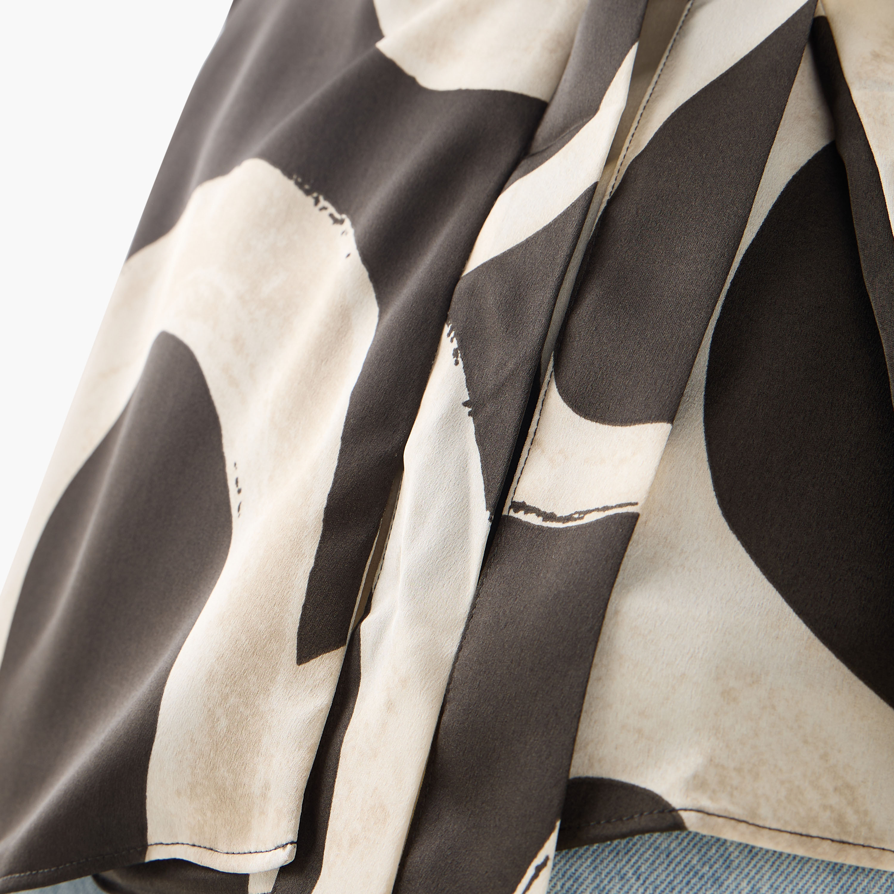 Iconic Printed V-neck Wrap Top with Long Sleeves and Tie-Up Detail-women-clothing-shirtsandblouses-blouses-image-6