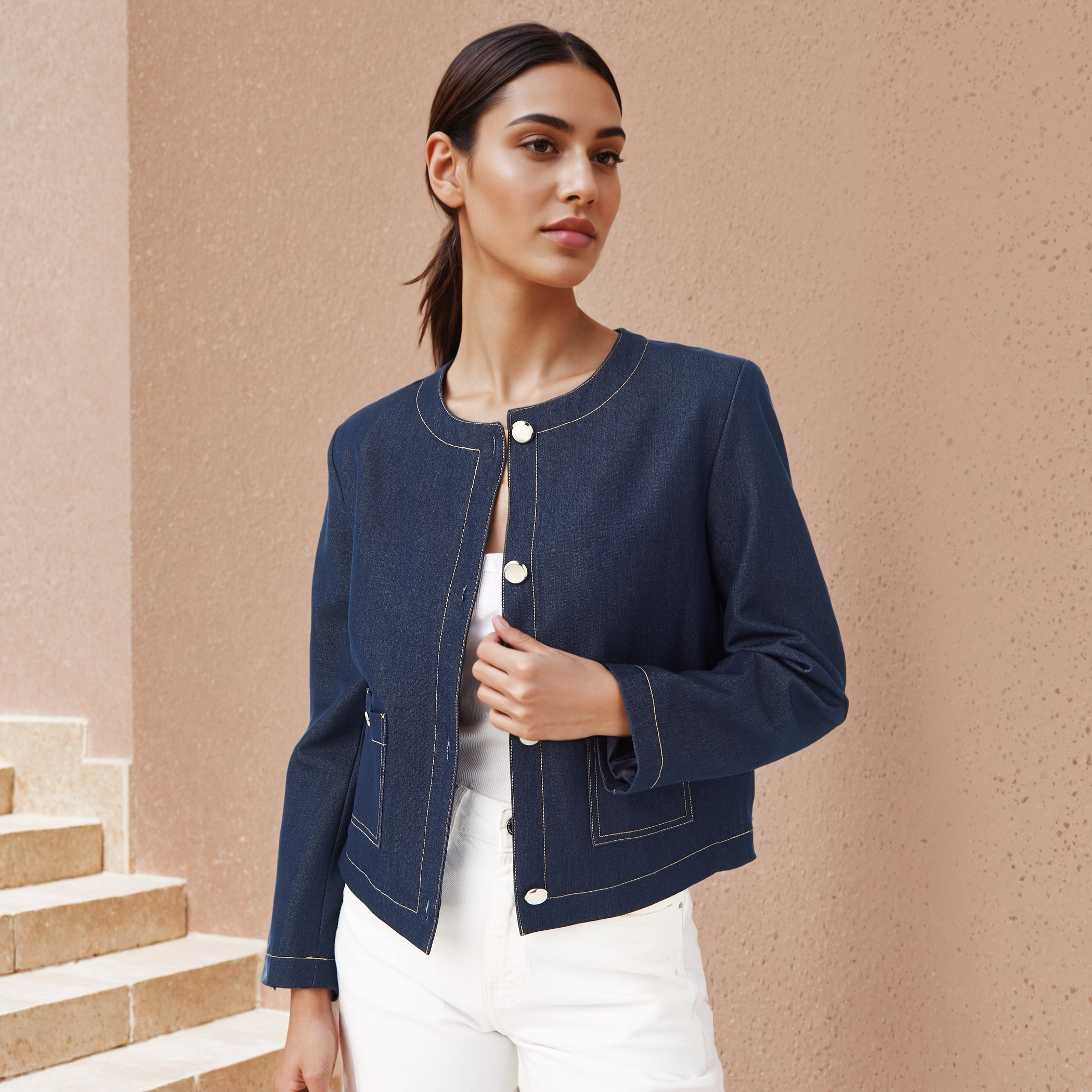 Iconic Regular Fit Denim Jacket-women-winterwear-coatsandjackets-jackets-image-1