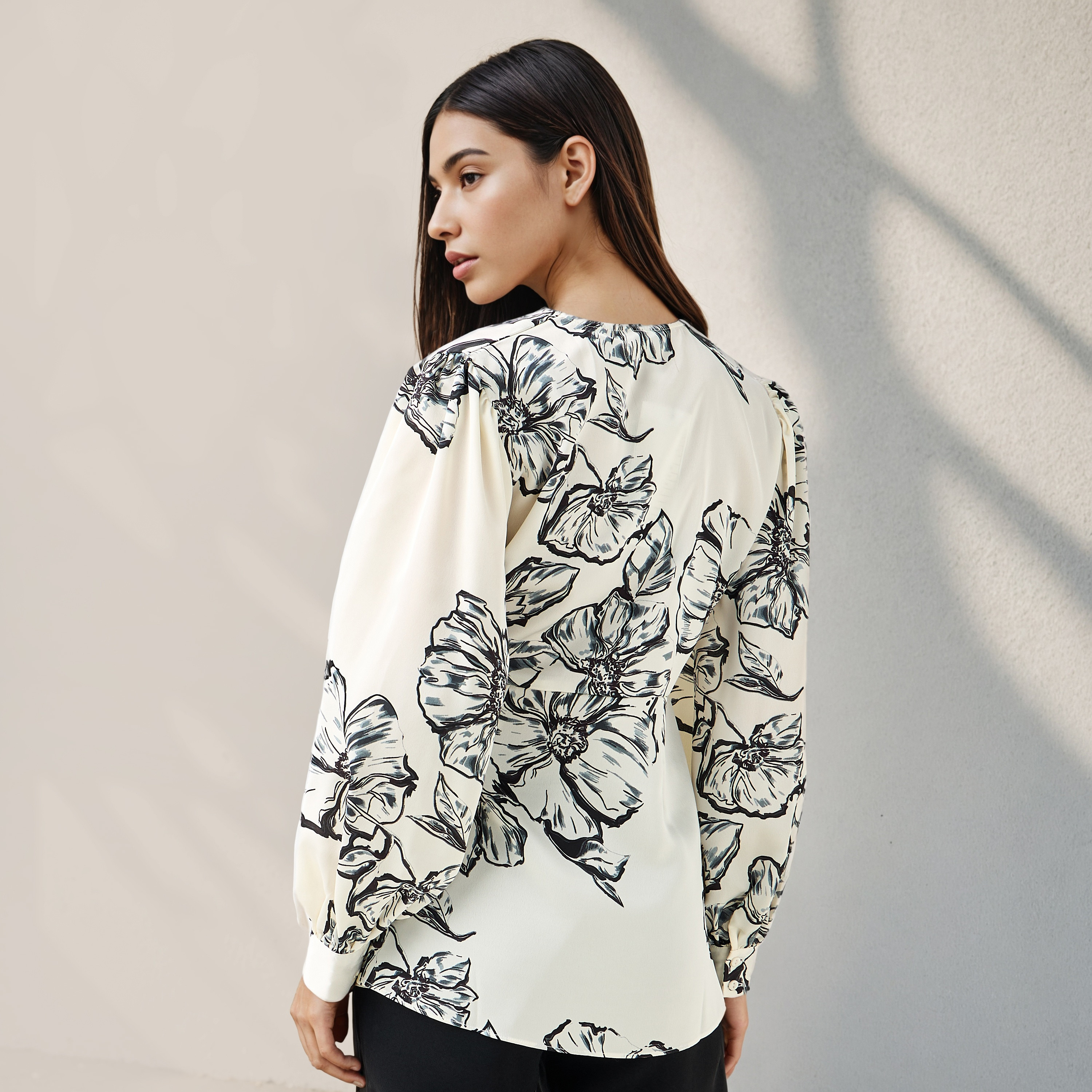 Iconic Relaxed Fit Floral Print Wrap Top-women-clothing-shirtsandblouses-blouses-image-3