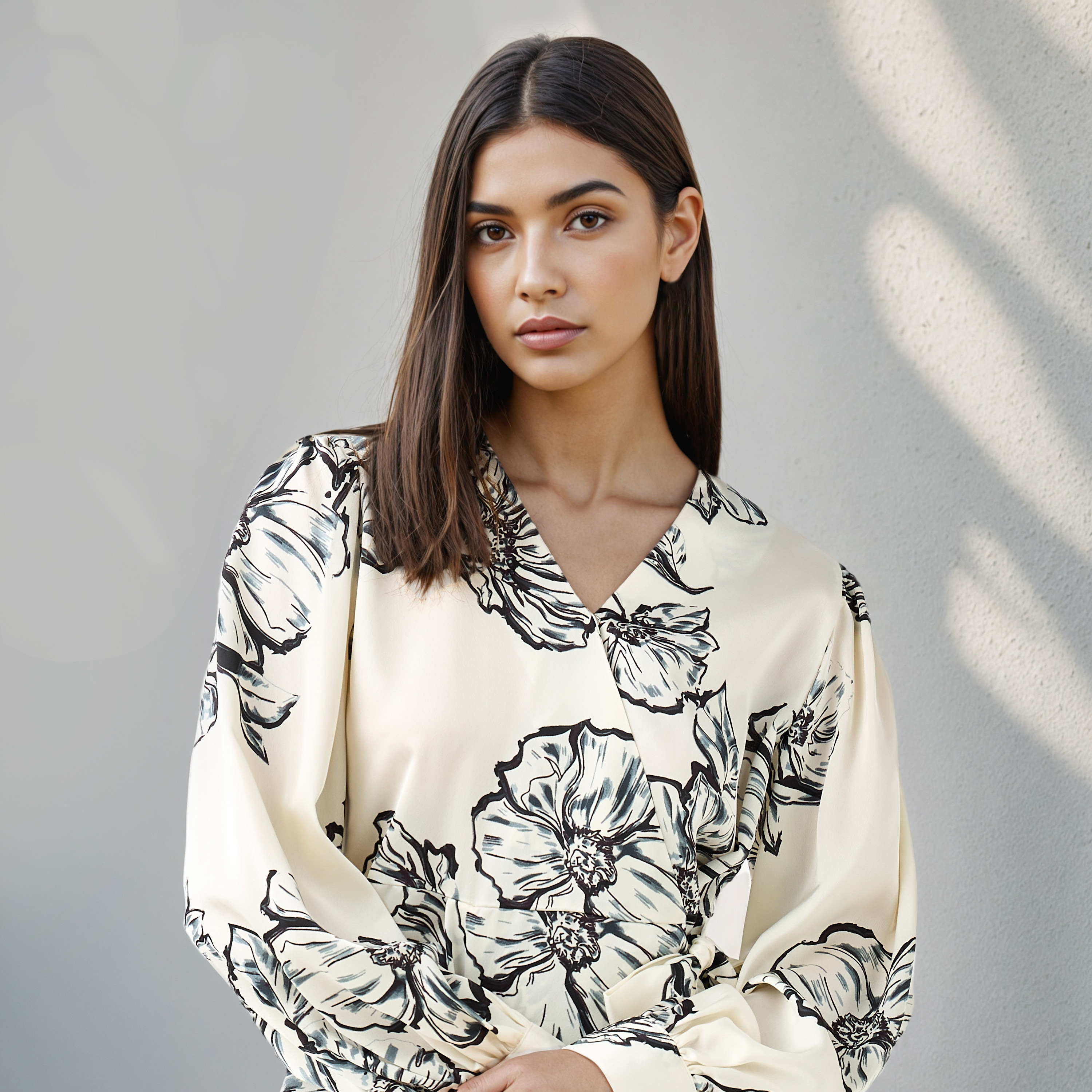 Iconic Relaxed Fit Floral Print Wrap Top-women-clothing-shirtsandblouses-blouses-image-4