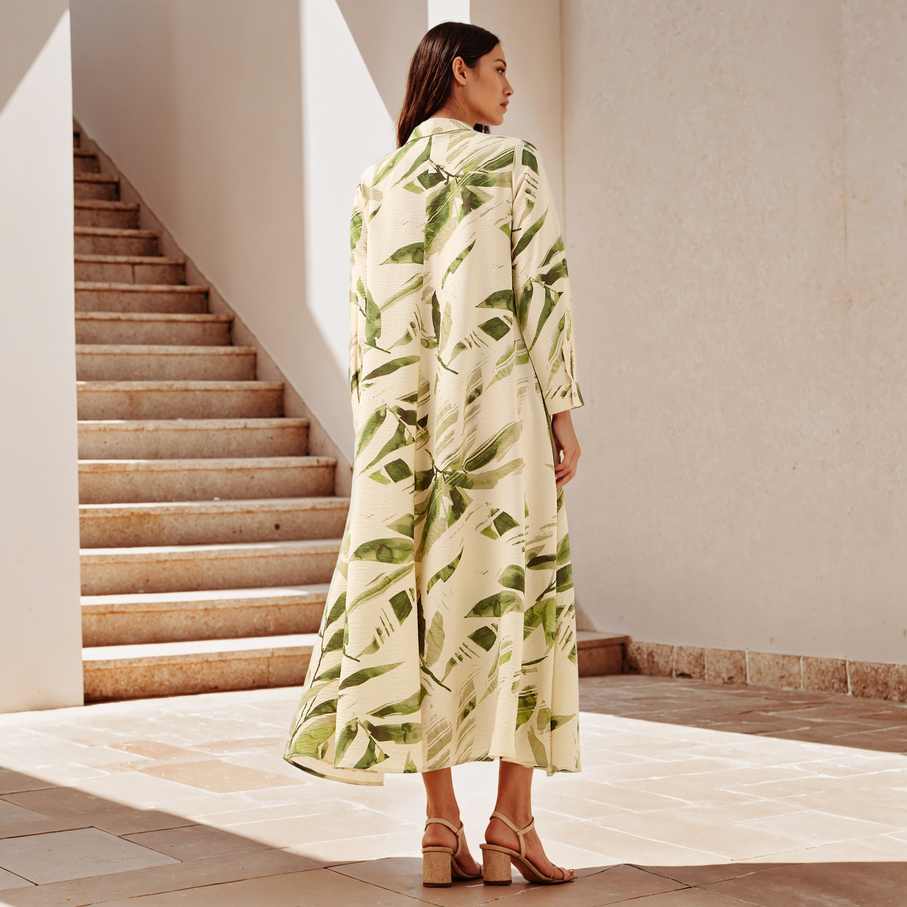 فستان ماكسي بطبعات وياقة عادية من أيكونيك-women-clothing-dresses-image-3