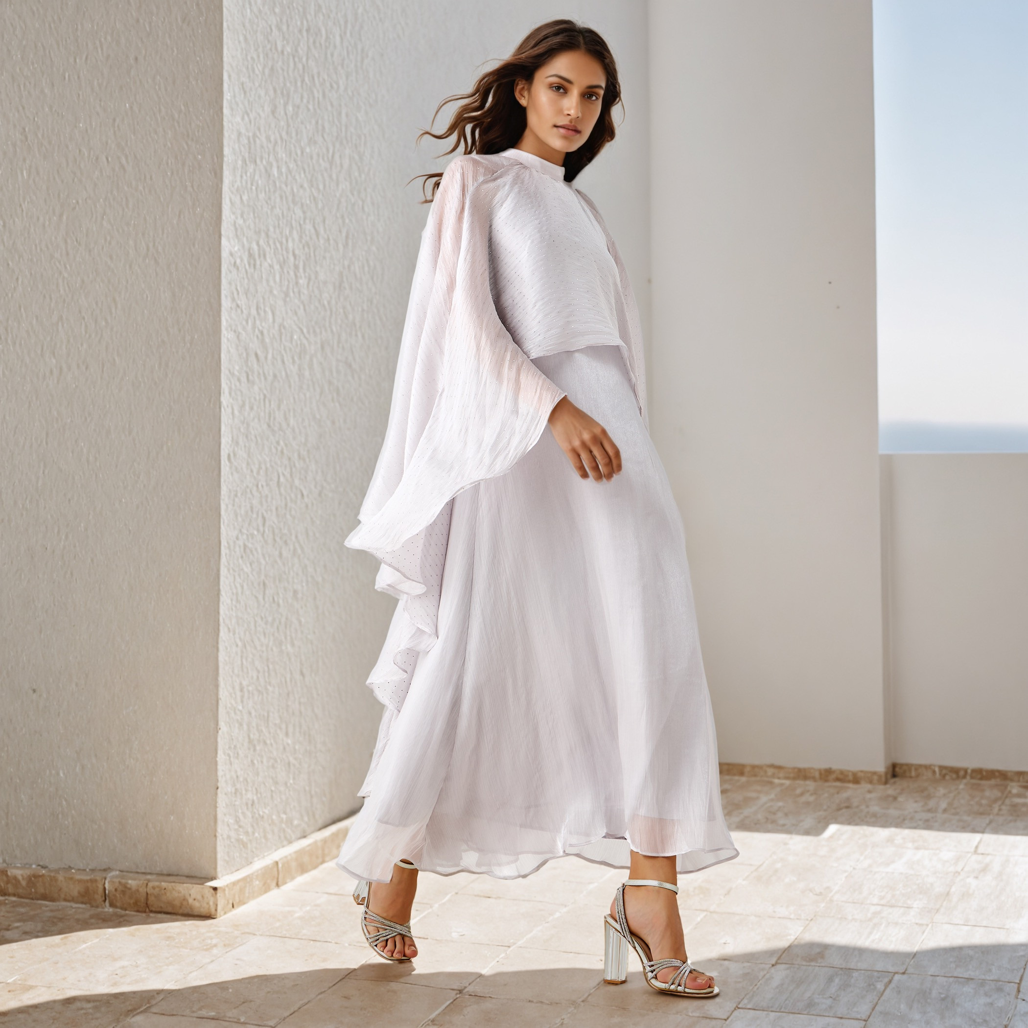 Buy Iconic Embellished Cape Dress Online | Centrepoint UAE