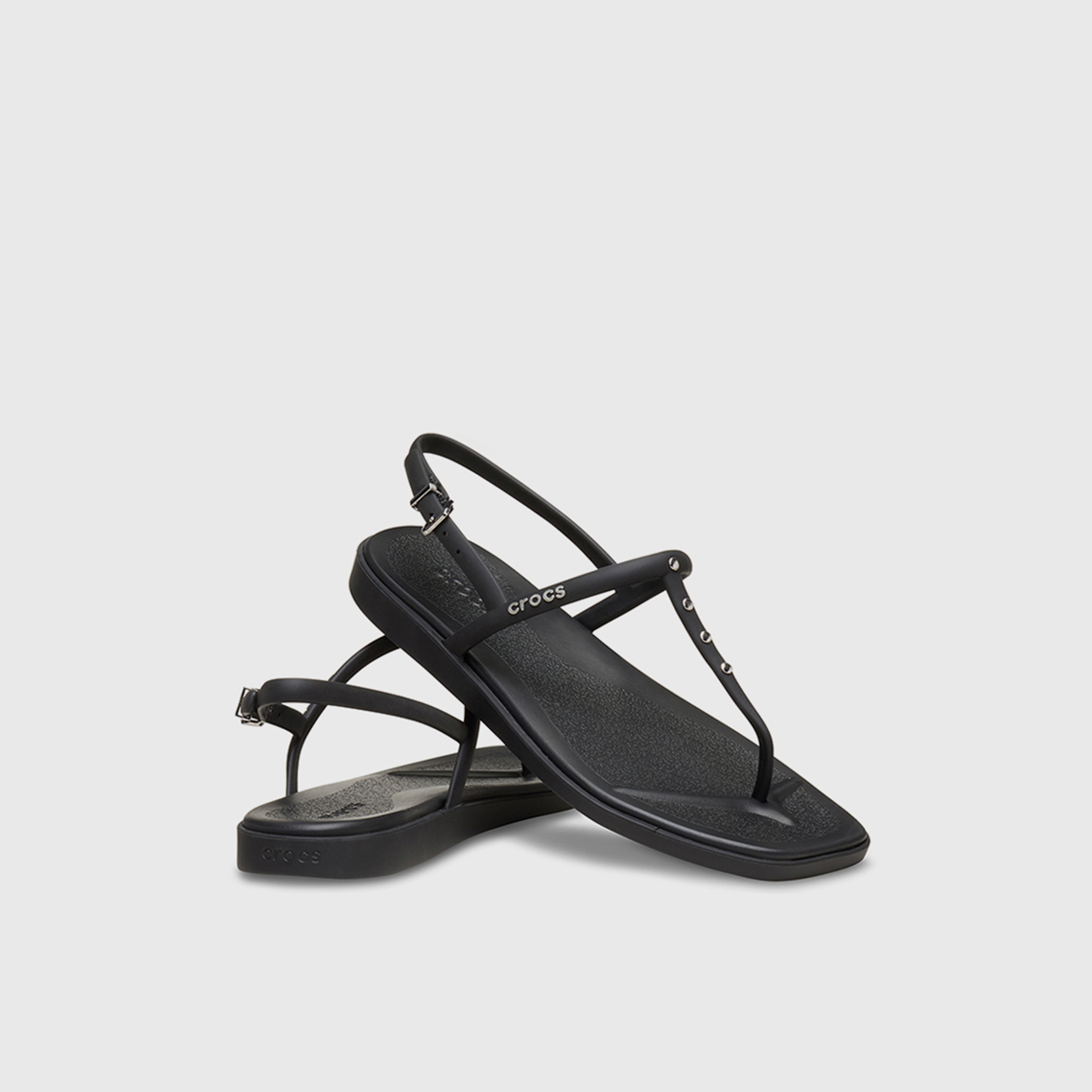 كروكس - صندل ميامي للنساء مسطح سهل الارتداء | 209795-001-women-shoes-sandals-flats-image-1