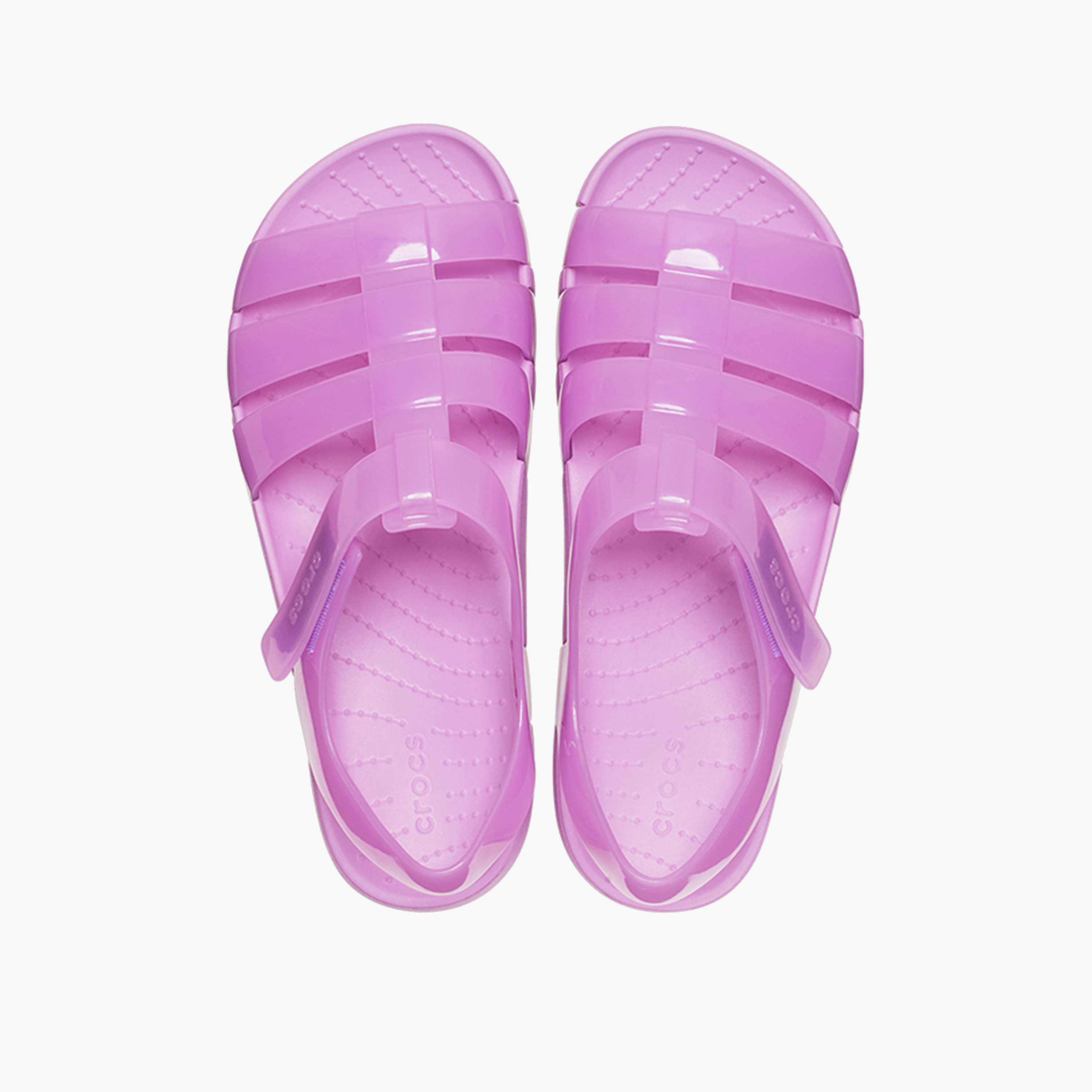 كروكس- صندل  للأطفال للجنسين سهل الارتداء ايزابيلا جيلي كي بأحزمة | 209837-6WQ-baby-girls-shoes-sandals-image-2