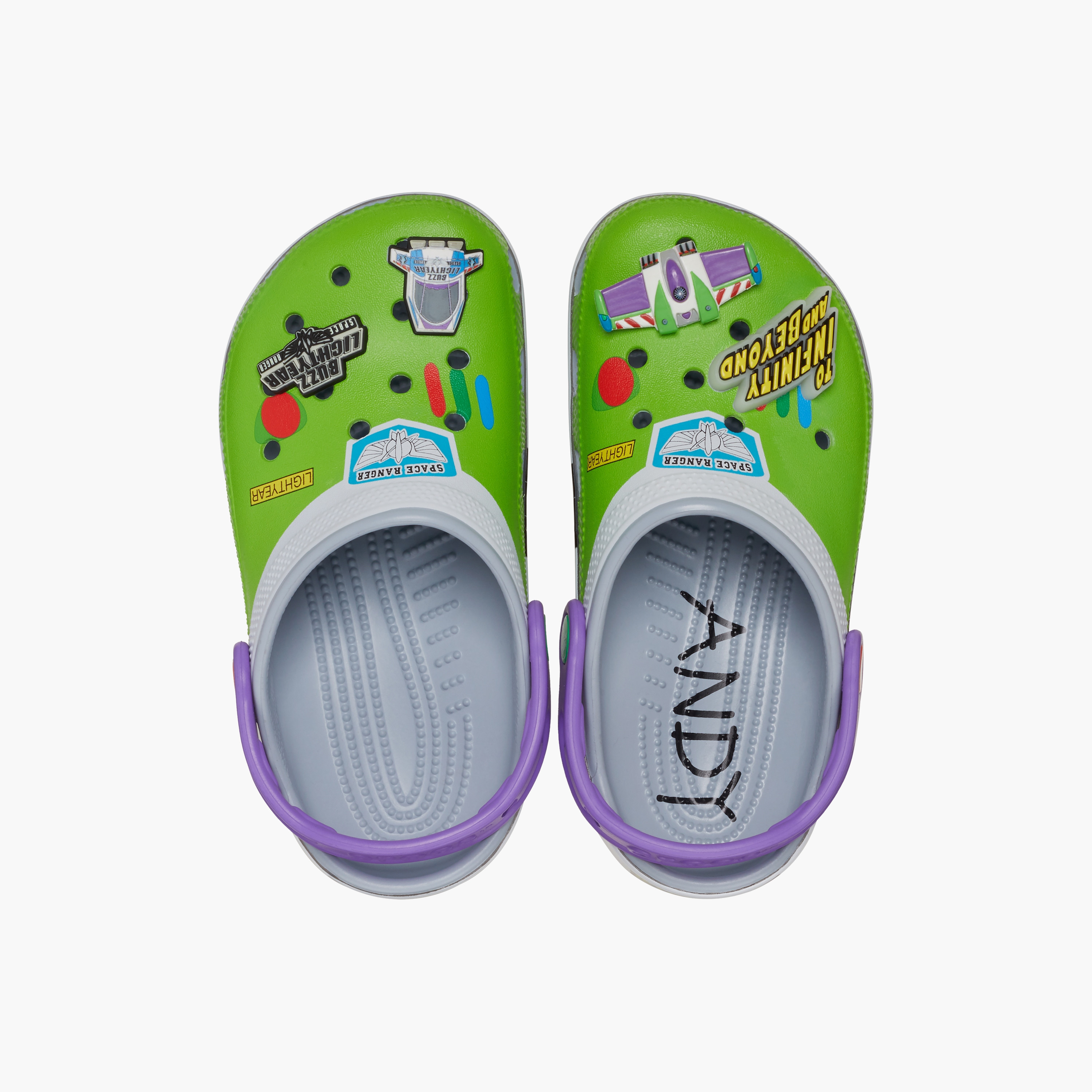 قباقيب كروكس كلاسيكية للأطفال ذو سليب أون توي ستوري باز | 209856-0ID-boys-shoes-sandals-image-2