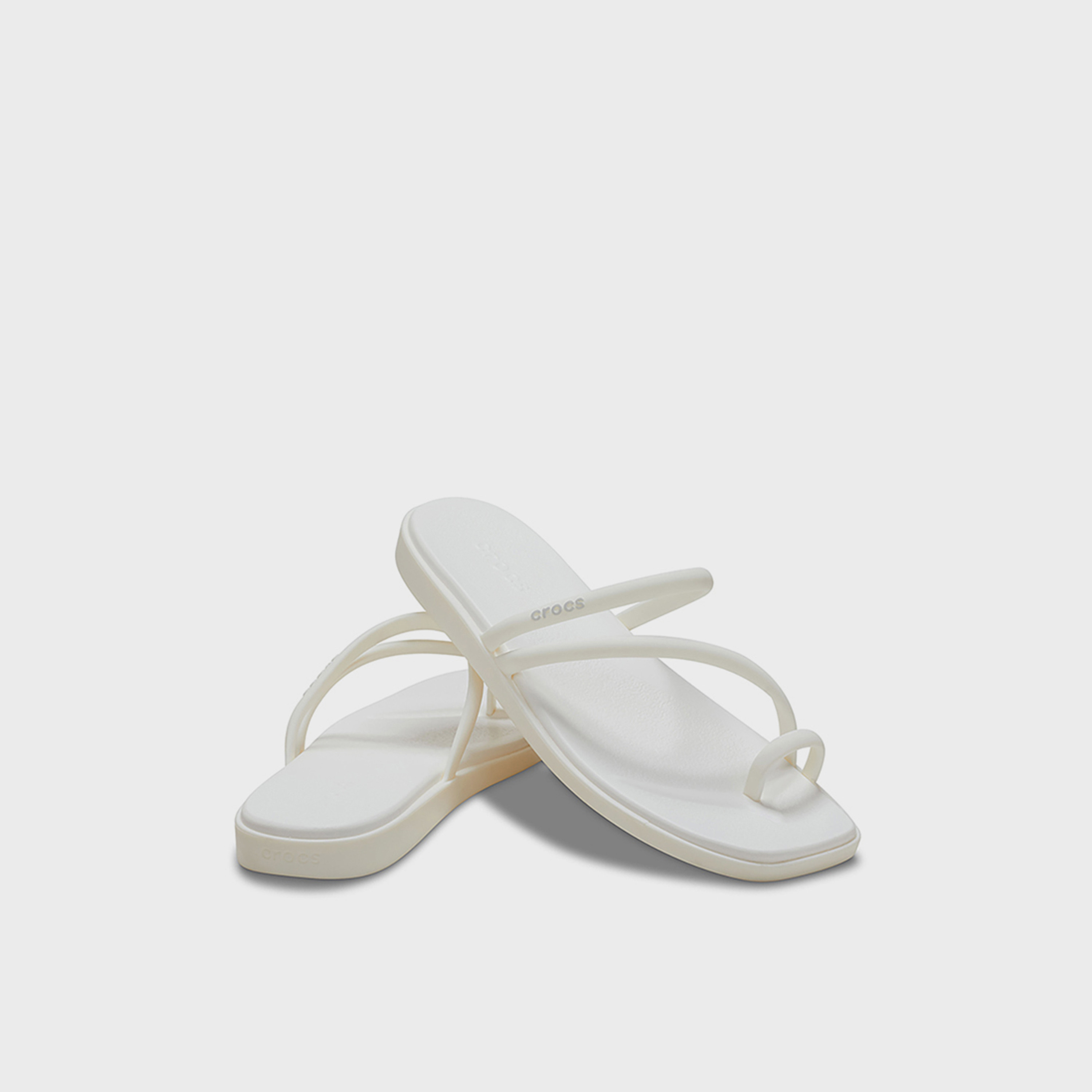 Crocs Women's Slip-On Miami Flat Toe Ring Sandals | 209862-0WV-women-shoes-sandals-flats-image-1