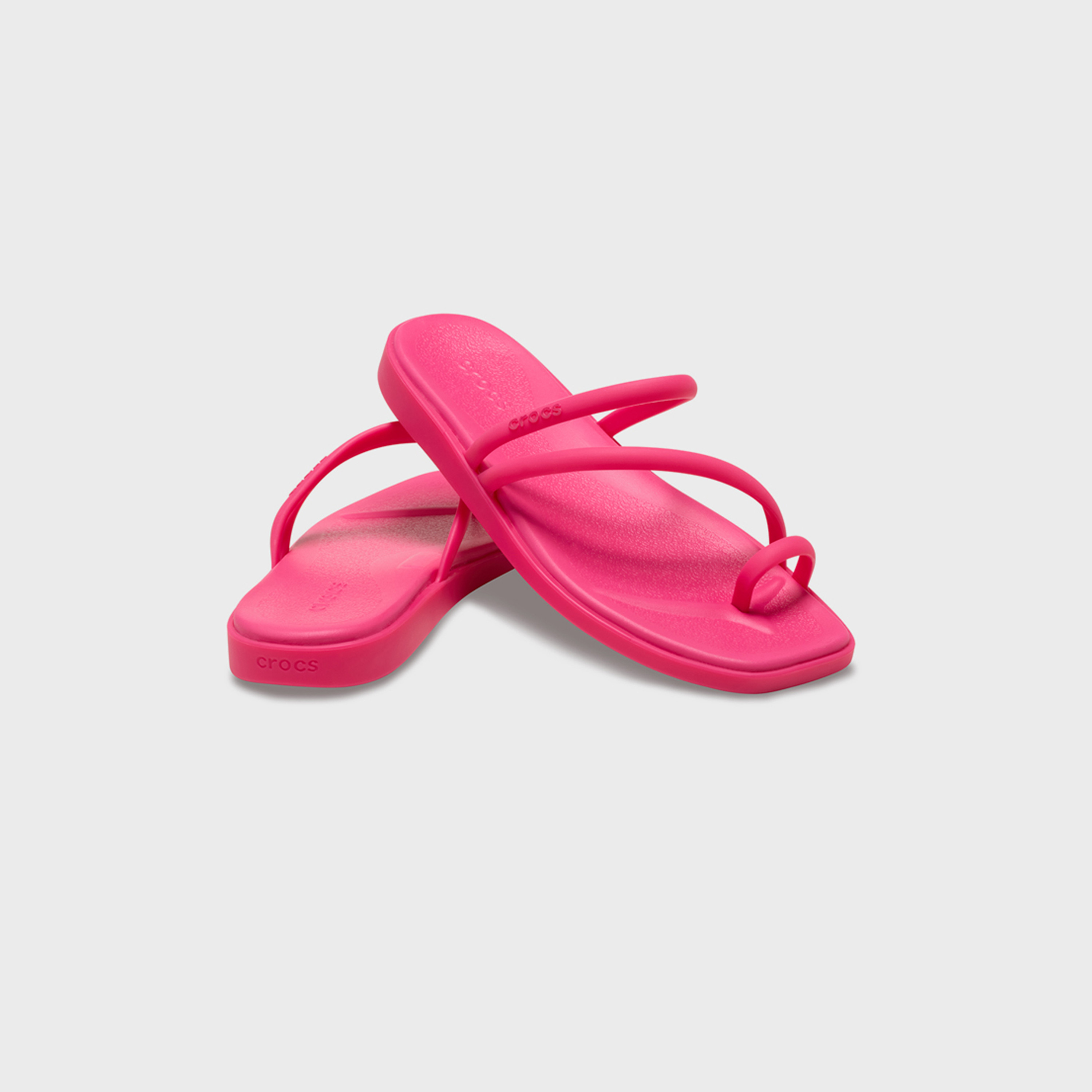 Crocs Women's Slip-On Miami Toe Loop Flat Sandals | 209862-6ZQ-women-shoes-sandals-flats-image-1