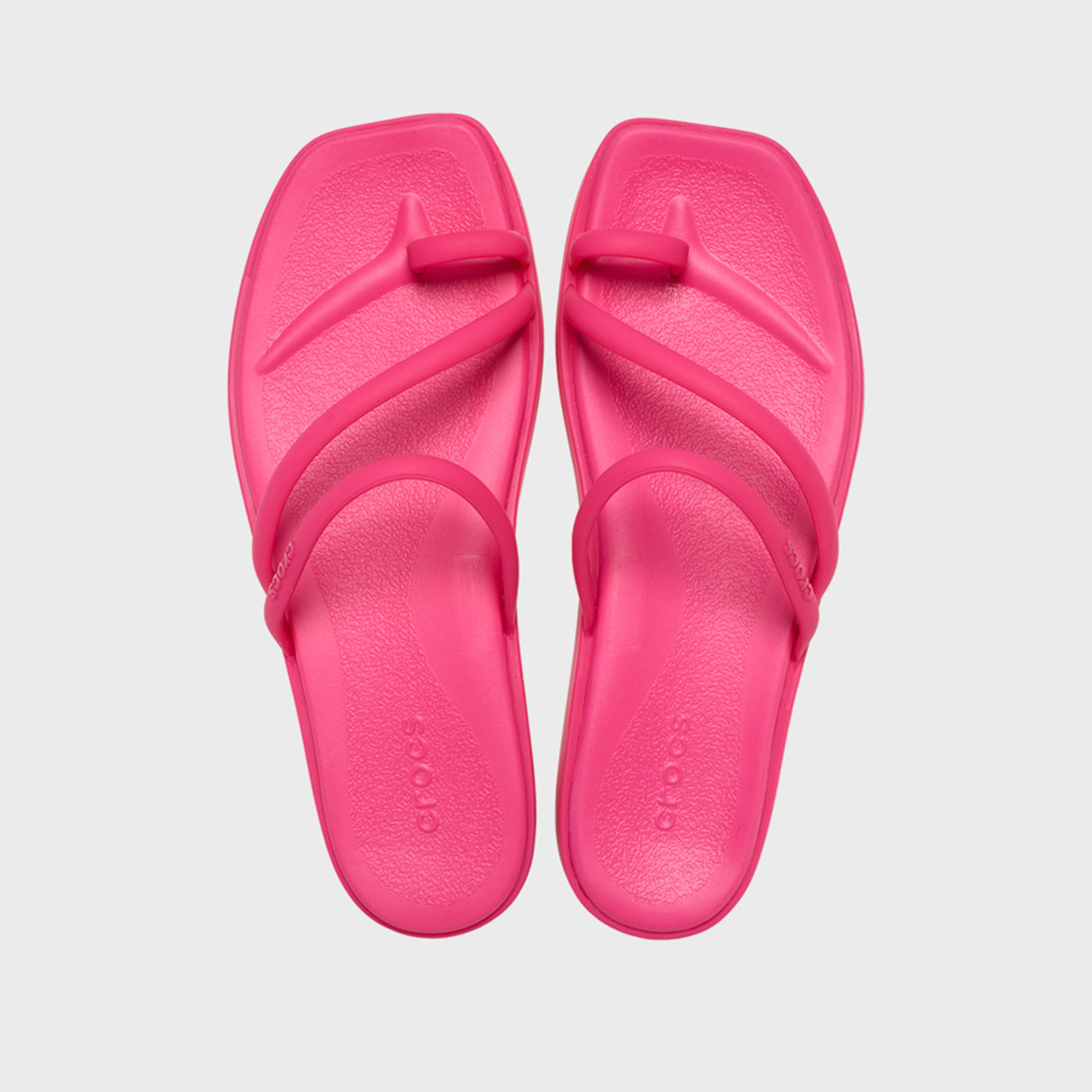 Crocs Women's Slip-On Miami Toe Loop Flat Sandals | 209862-6ZQ-women-shoes-sandals-flats-image-2