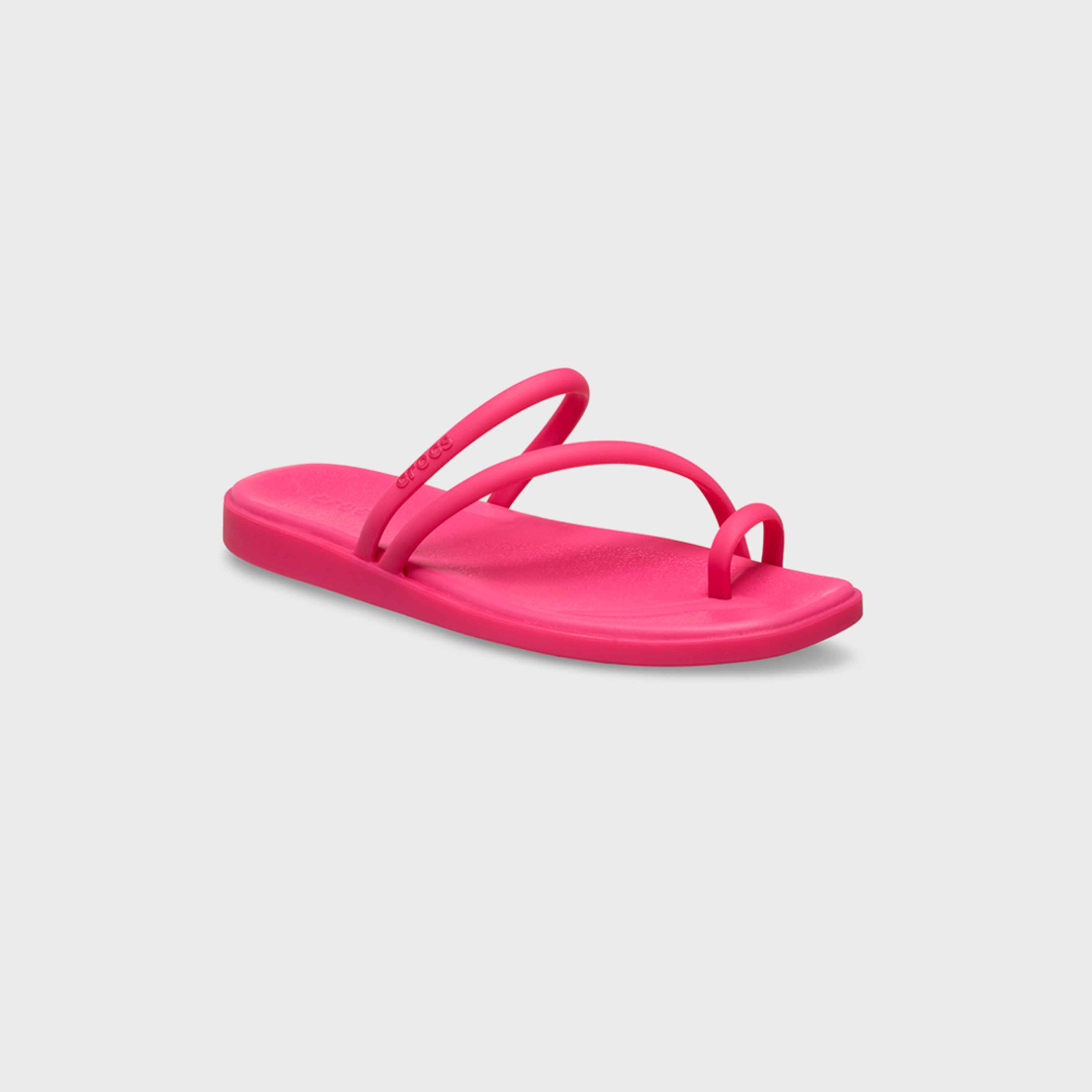 Crocs Women's Slip-On Miami Toe Loop Flat Sandals | 209862-6ZQ-women-shoes-sandals-flats-image-3
