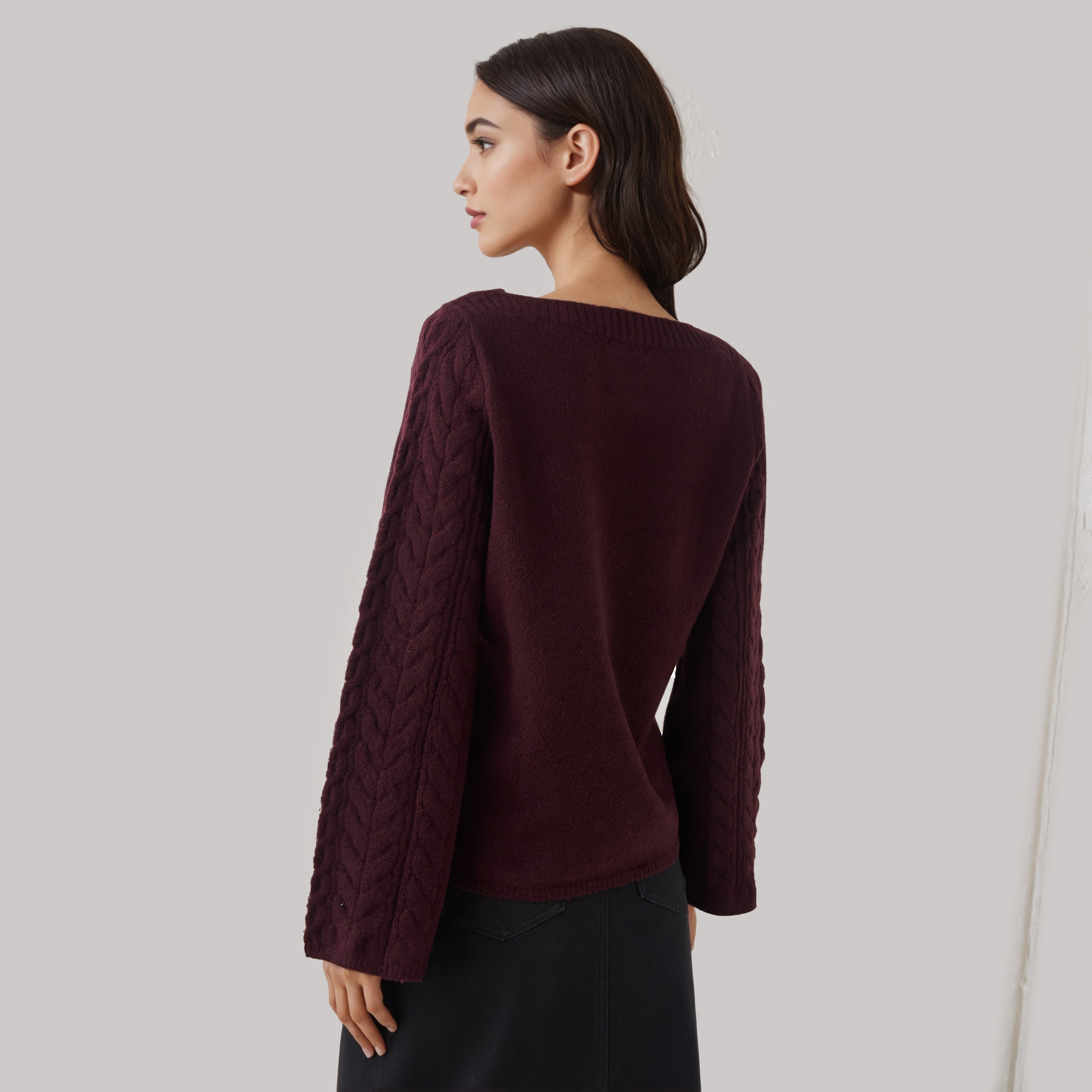 Iconic Regular Fit Cable Knit Crew Neck Sweater-women-clothing-cardigansandjumpers-jumpers-image-3