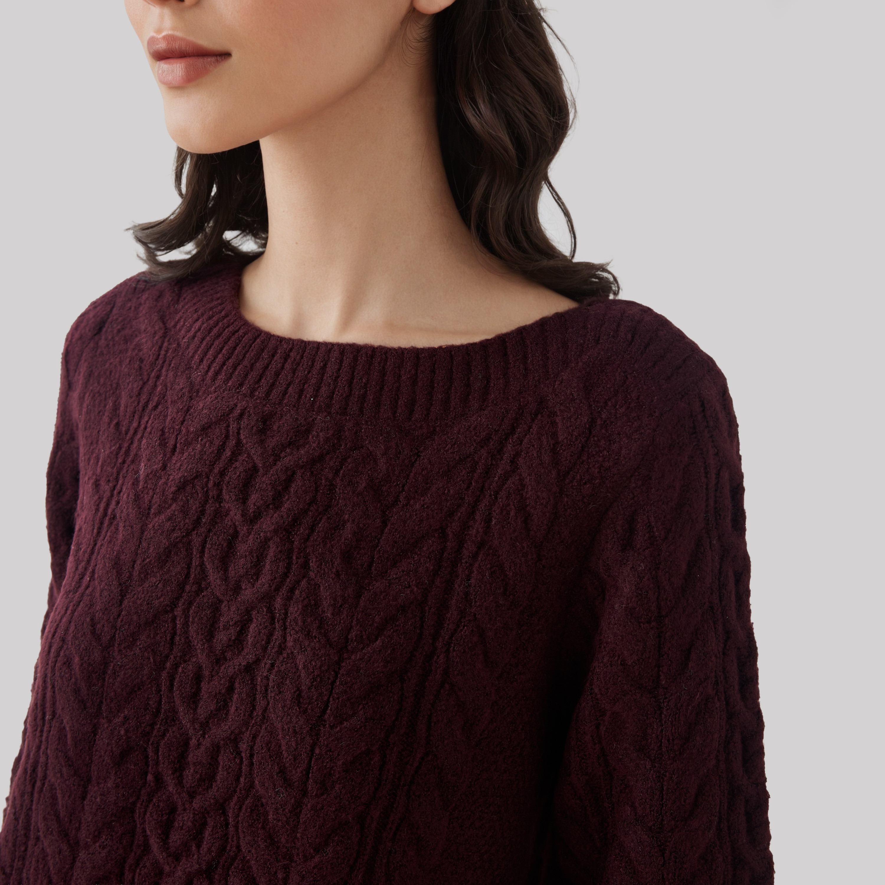 Iconic Regular Fit Cable Knit Crew Neck Sweater-women-clothing-cardigansandjumpers-jumpers-image-4