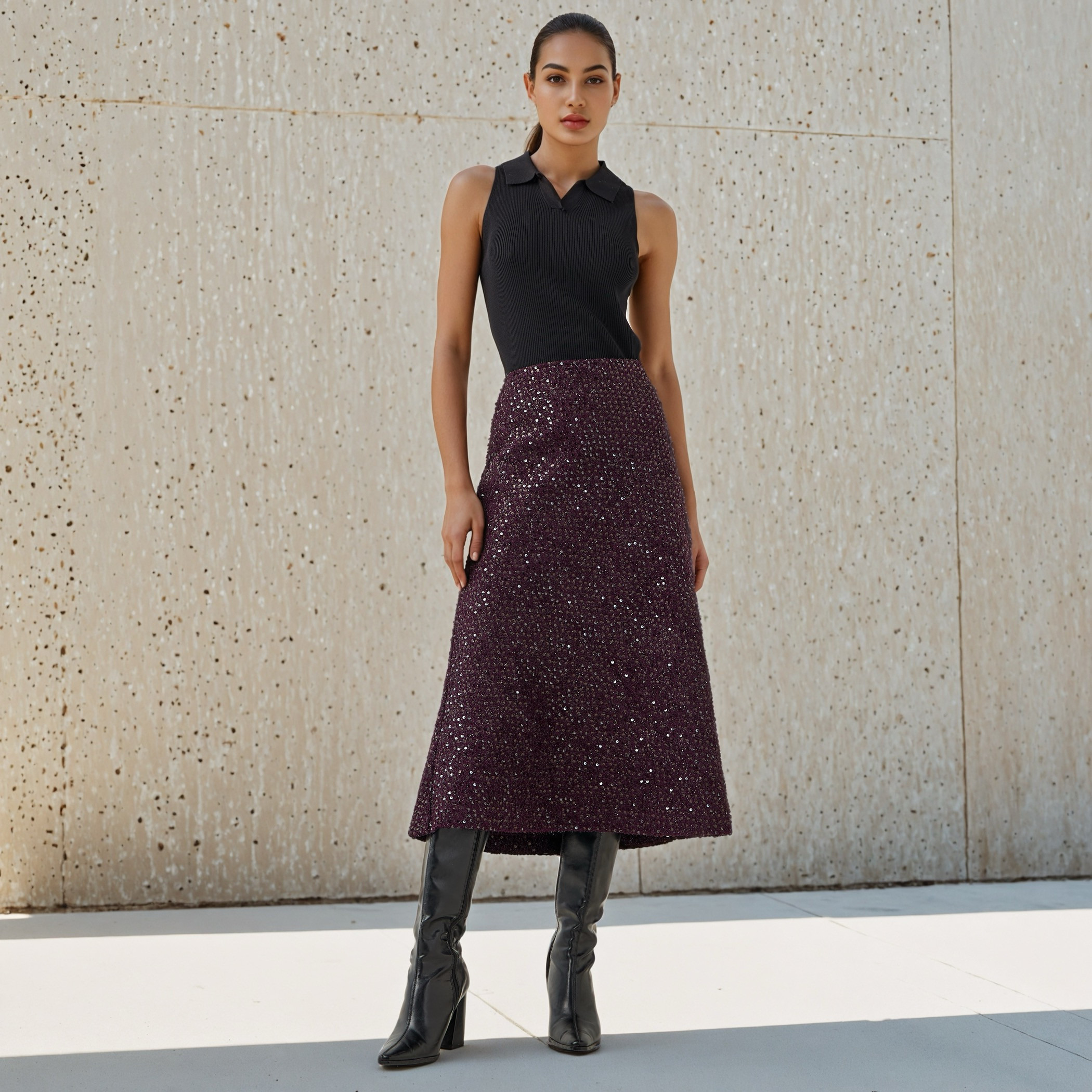 Iconic Midi Sequin Embellished Skirt-women-clothing-bottoms-skirts-image-2