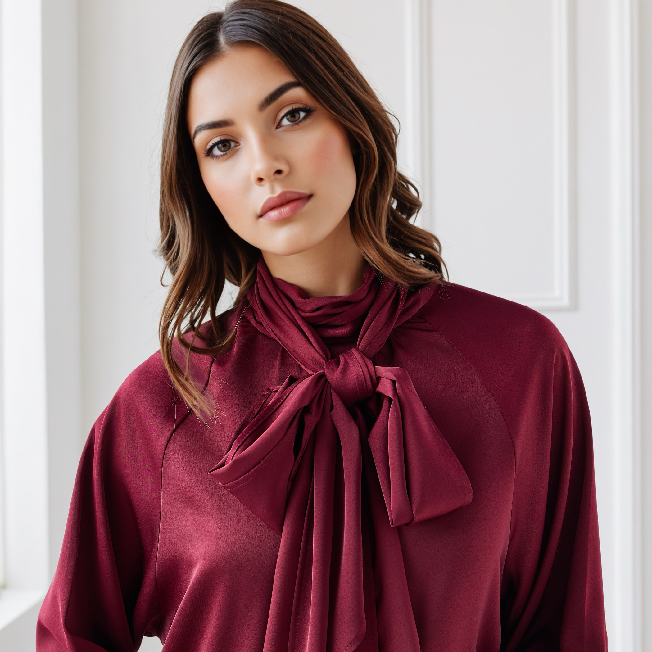 Iconic Regular Fit Pussy Bow Neck Top-women-clothing-shirtsandblouses-blouses-image-5