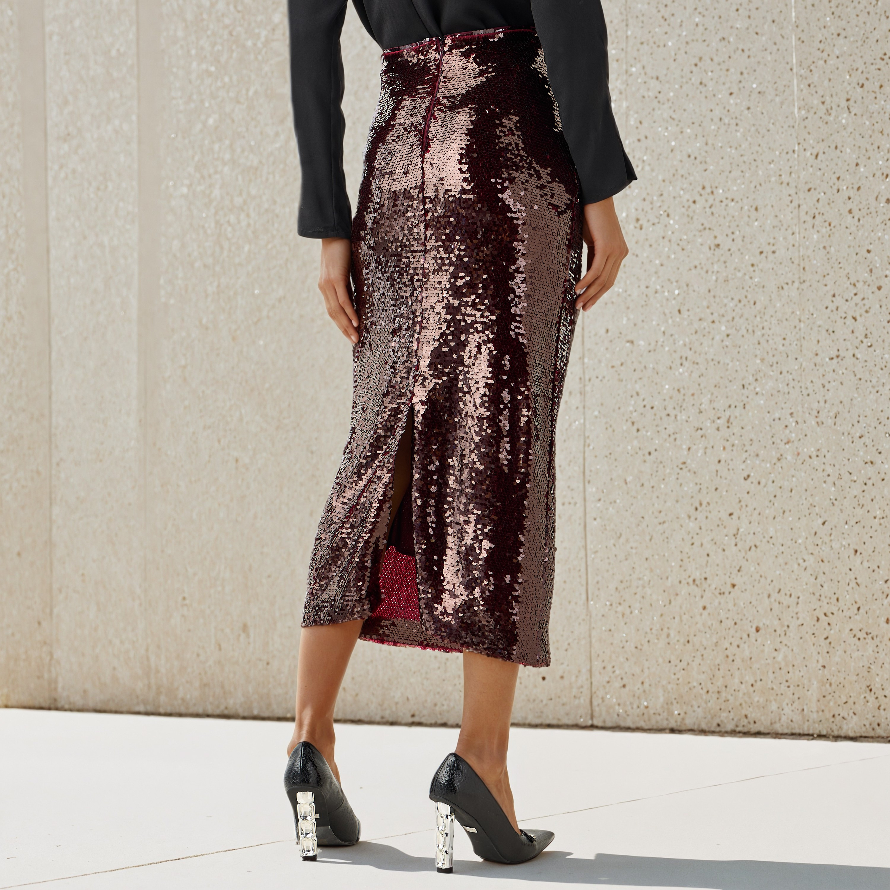Iconic Midi Sequin Embellished A-line Skirt-women-clothing-bottoms-skirts-image-3