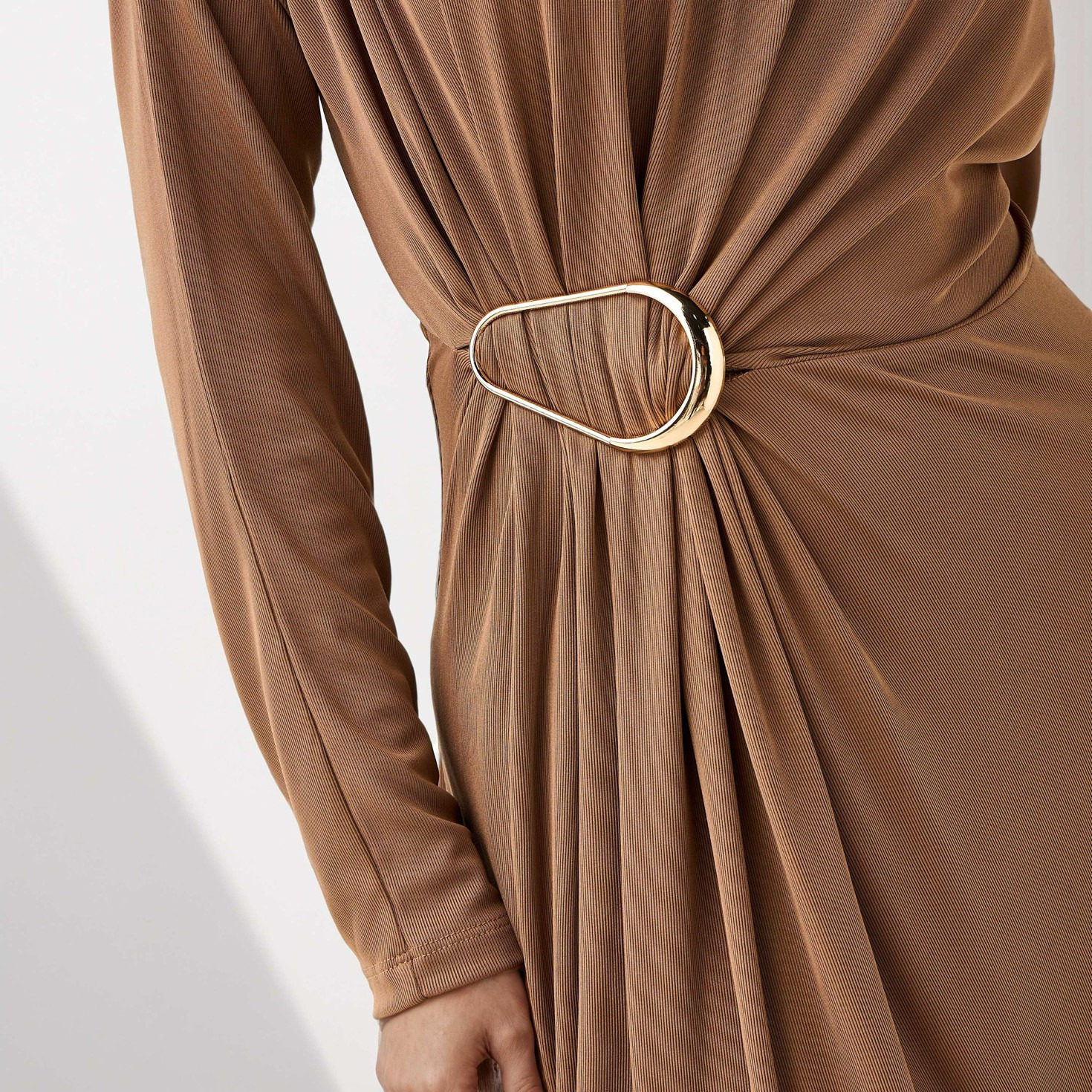 Iconic High Neck Draped Dress-women-clothing-dresses-image-5