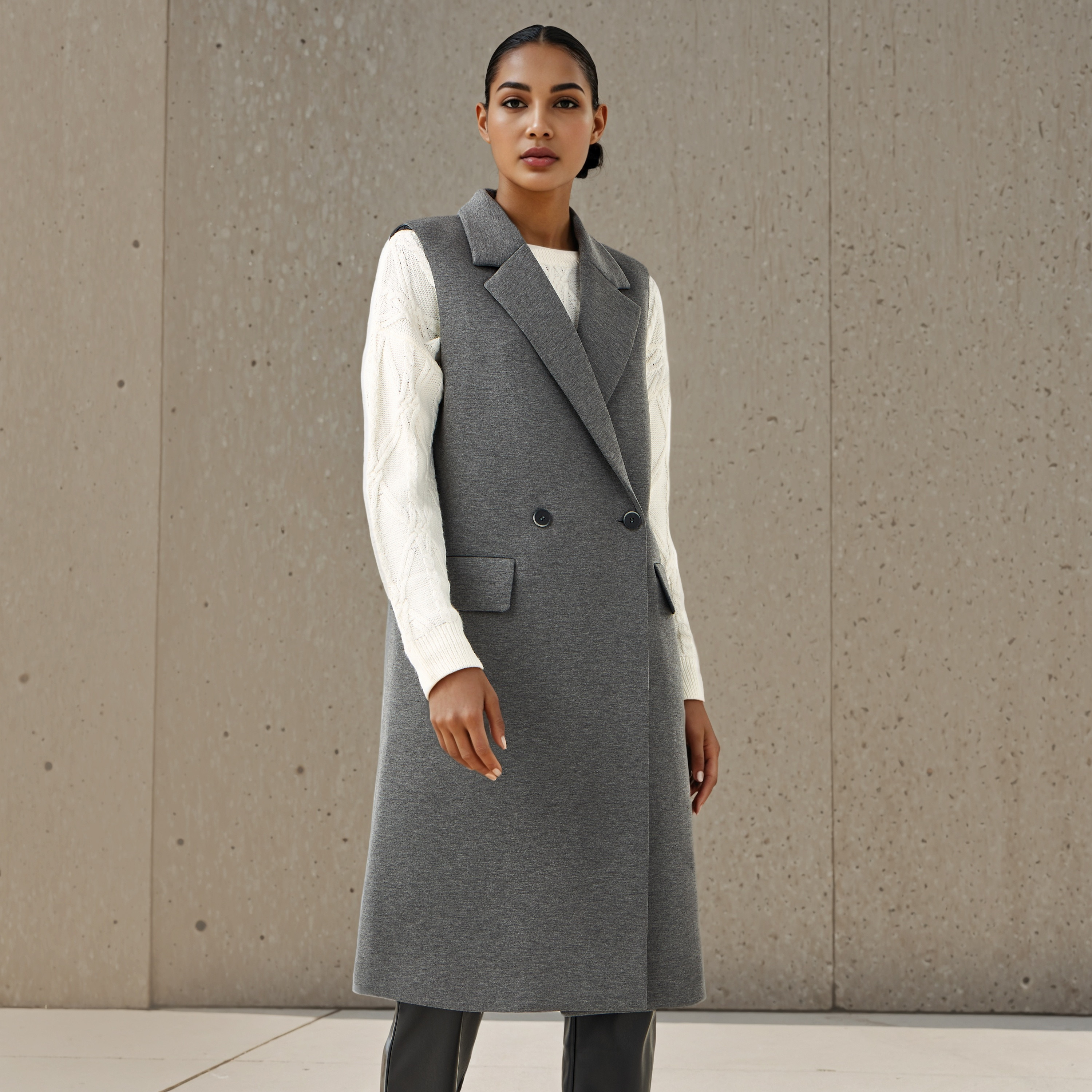 Iconic Notch Lapel Sleeveless Trench Coat-women-clothing-coatsandjackets-coats-image-3