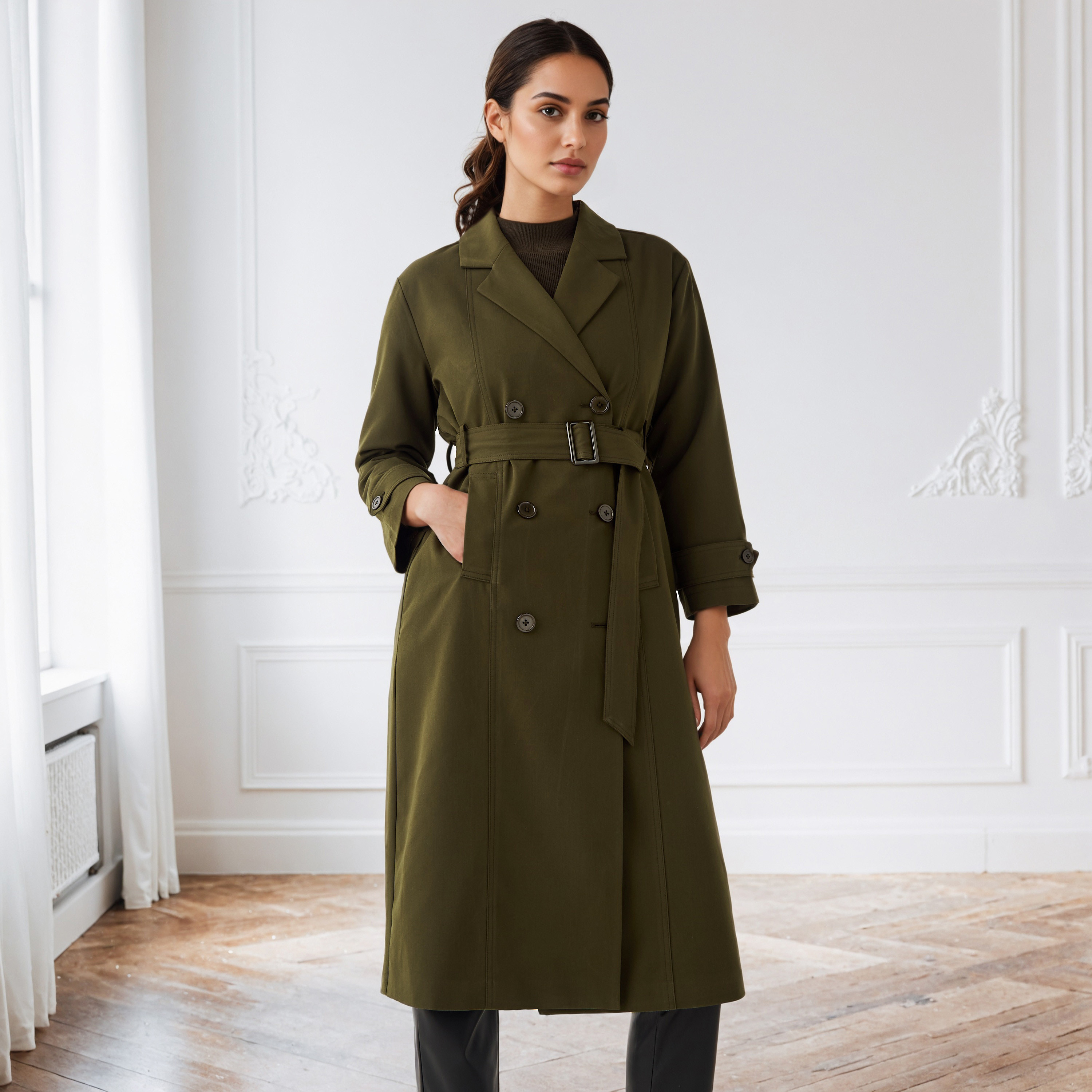 Iconic Belted Notch Lapel Trench Coat-women-winterwear-coatsandjackets-jackets-image-1