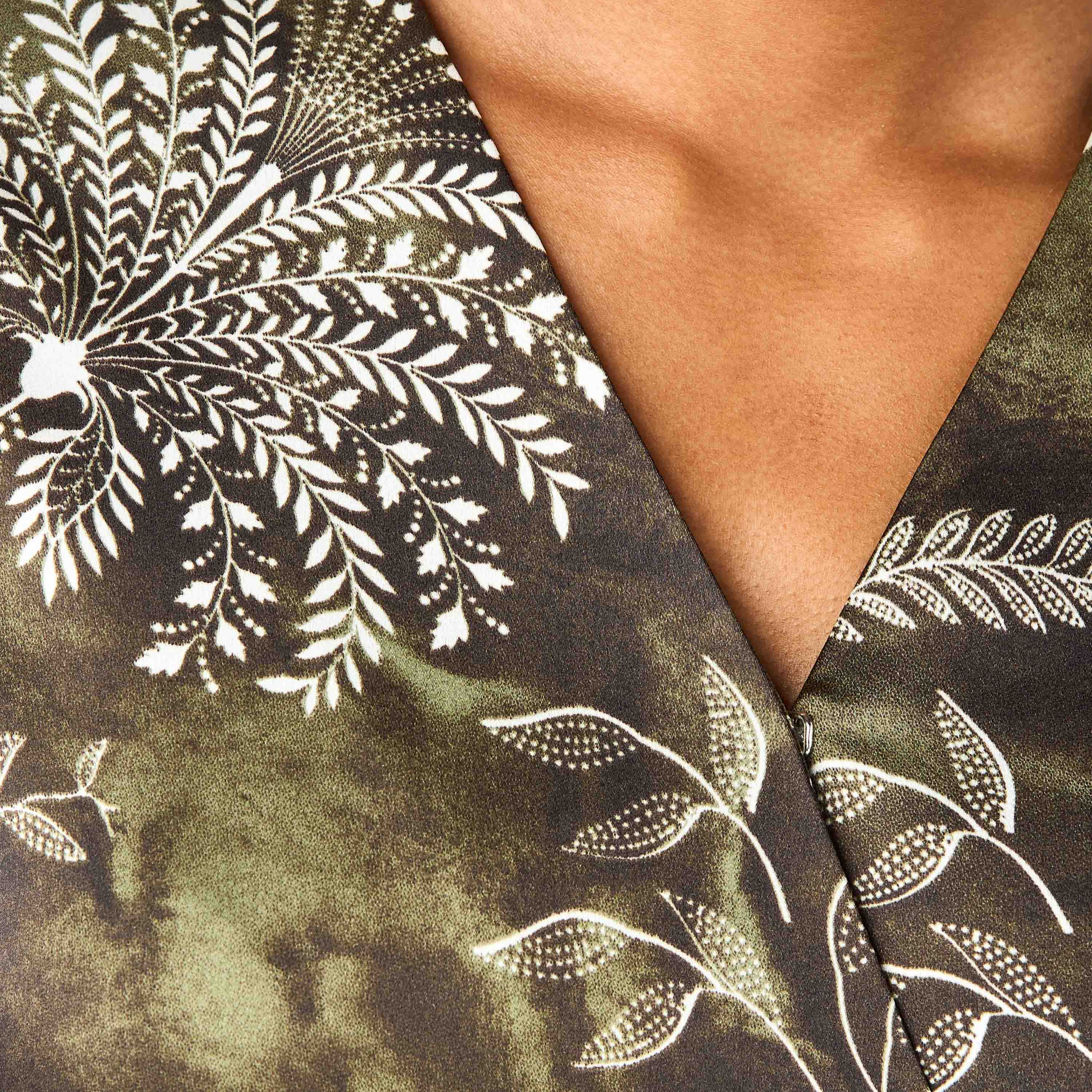 Iconic Relaxed Fit Polyester Wrap Top with Tie-Ups-women-clothing-shirtsandblouses-blouses-image-3
