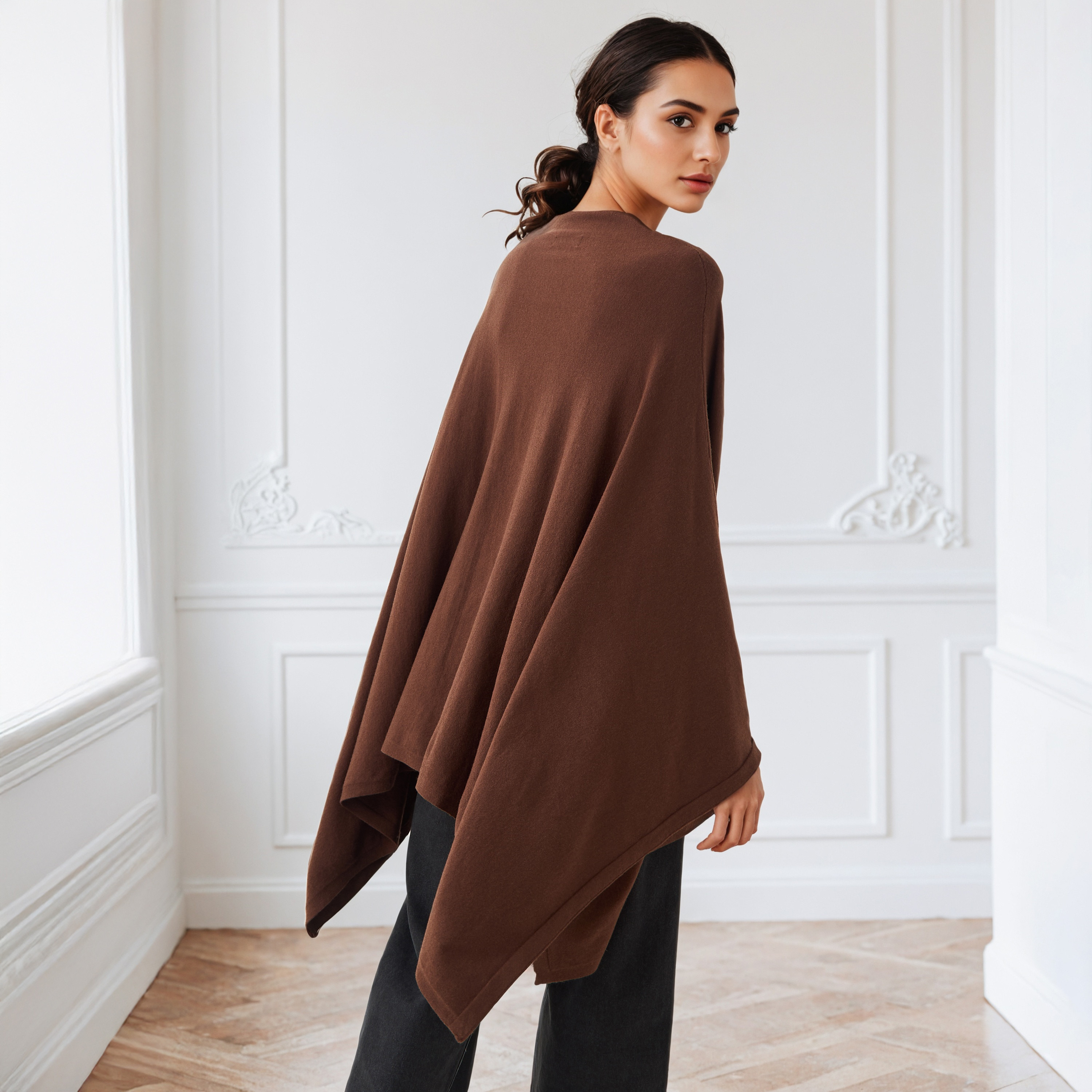 Iconic Cape Top with Long Sleeves-women-winterwear-cardigansandjumpers-cardigans-image-3