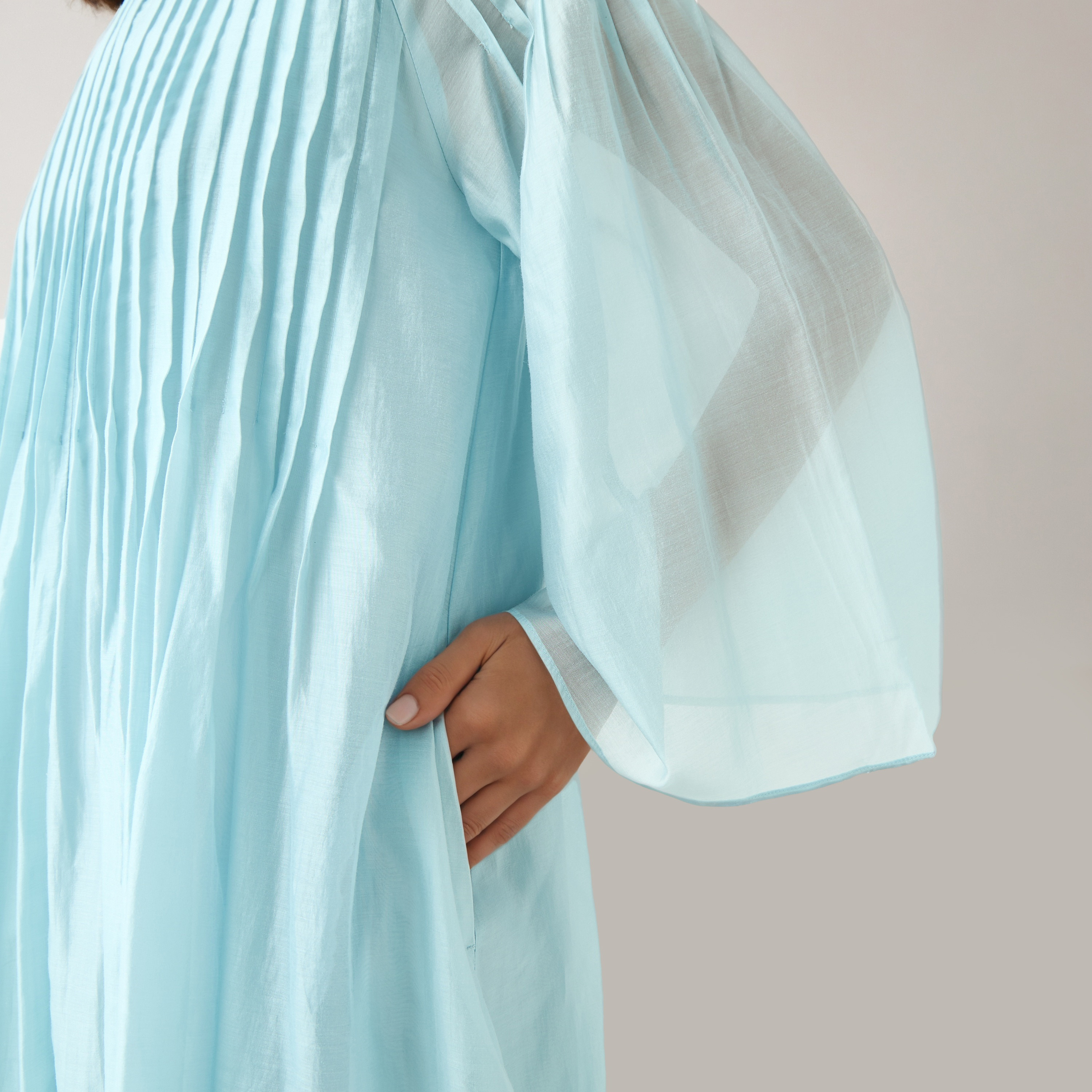 Iconic Pintuck Maxi Dress with Pocket-women-clothing-dresses-image-4