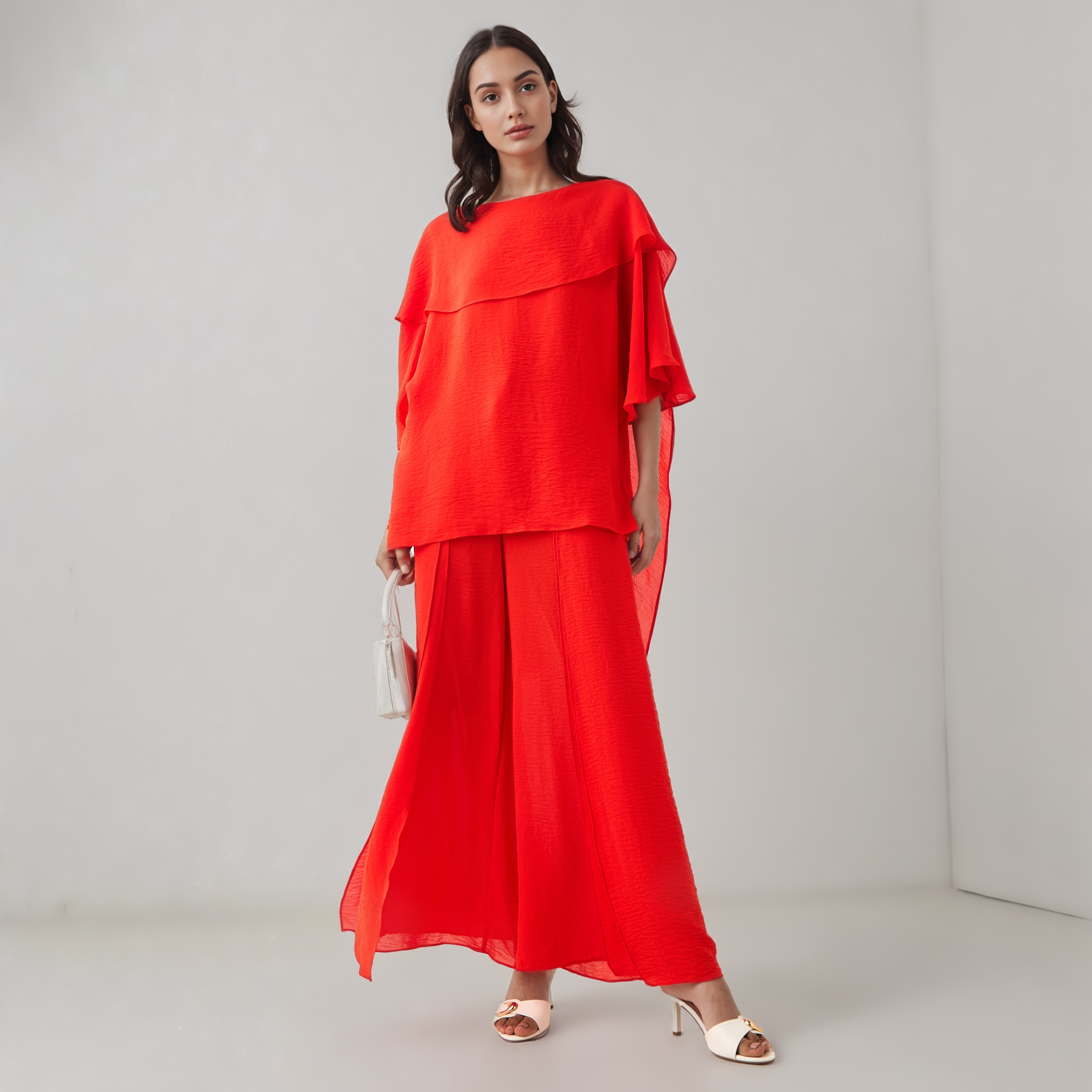 Iconic Draped Overlay Top with Crew Neck-women-clothing-shirtsandblouses-blouses-image-2