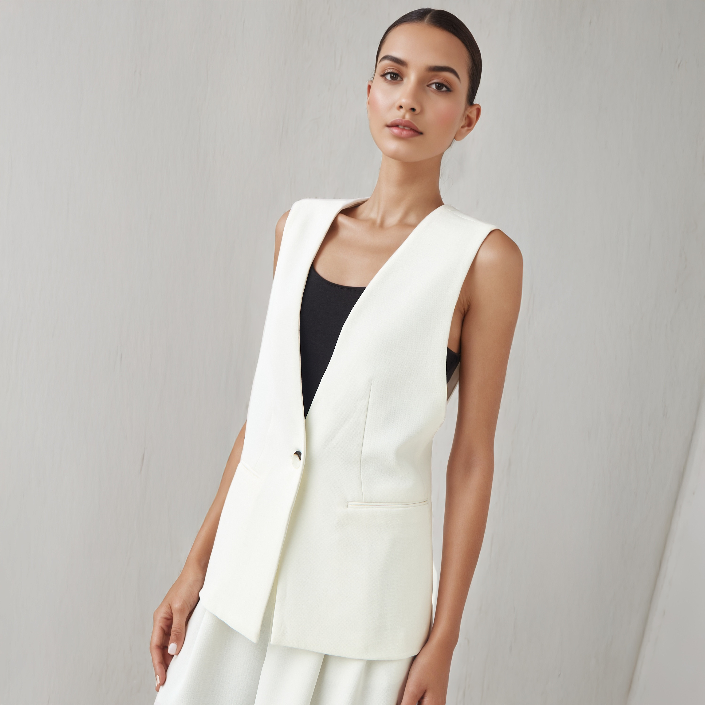 Iconic Longline Waistcoat-women-winterwear-coatsandjackets-waistcoats-image-1